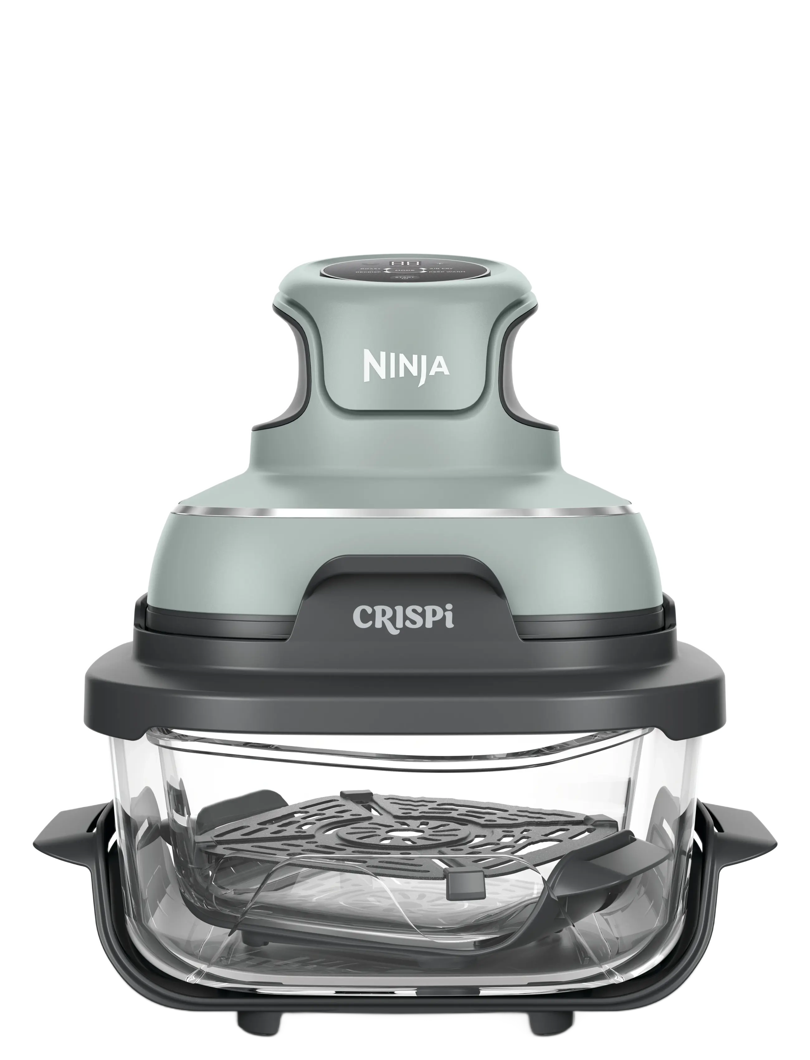 Ninja Crispi Air Fryer – Sage, Airfryer, Grøn, Str: 1.4L+3.8L
