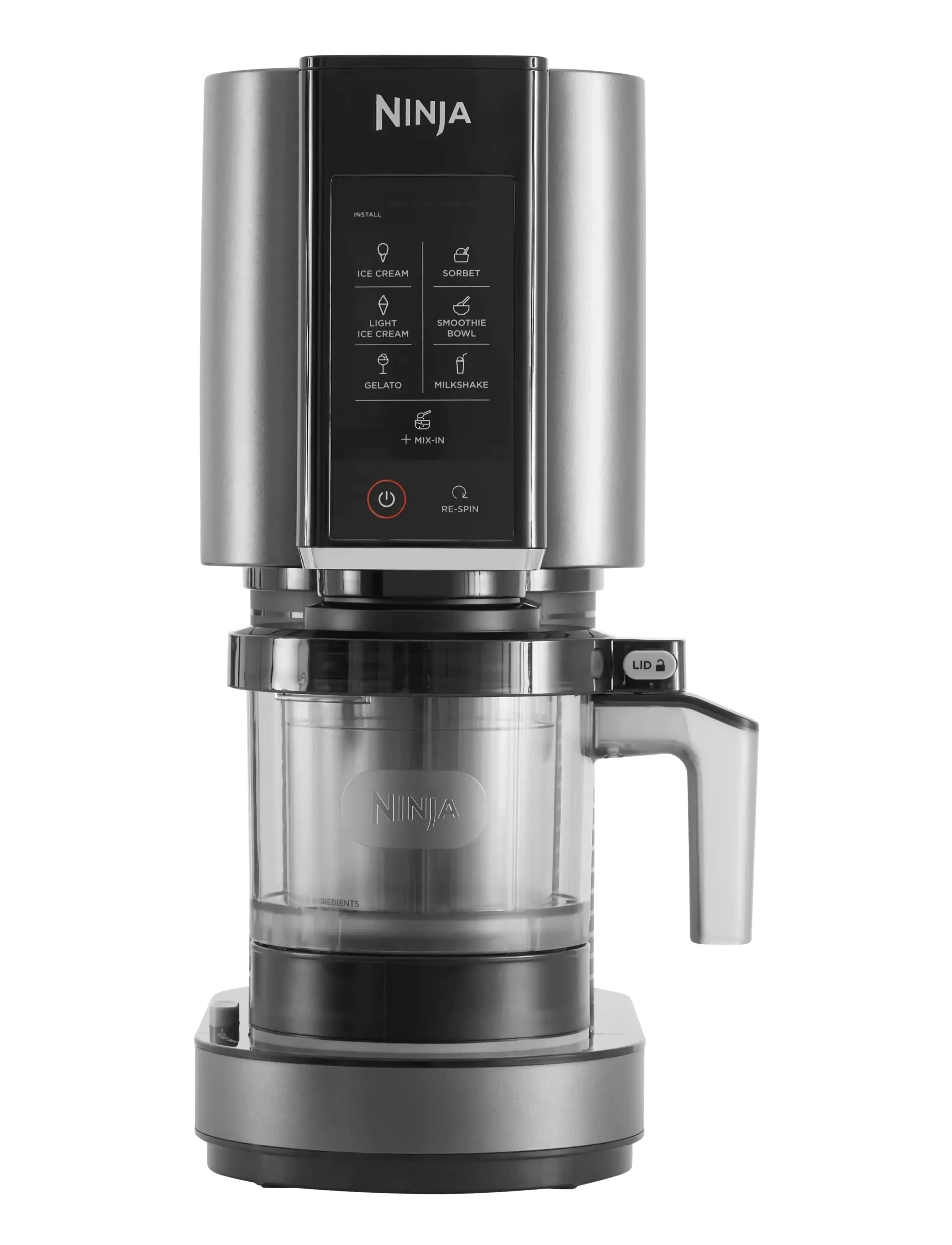 Ninja Creami Nc302Eu Ice Cream & Frozen Dessert Maker, 900 ml, Kitchen Appliances, Schwarz - Other Homeware