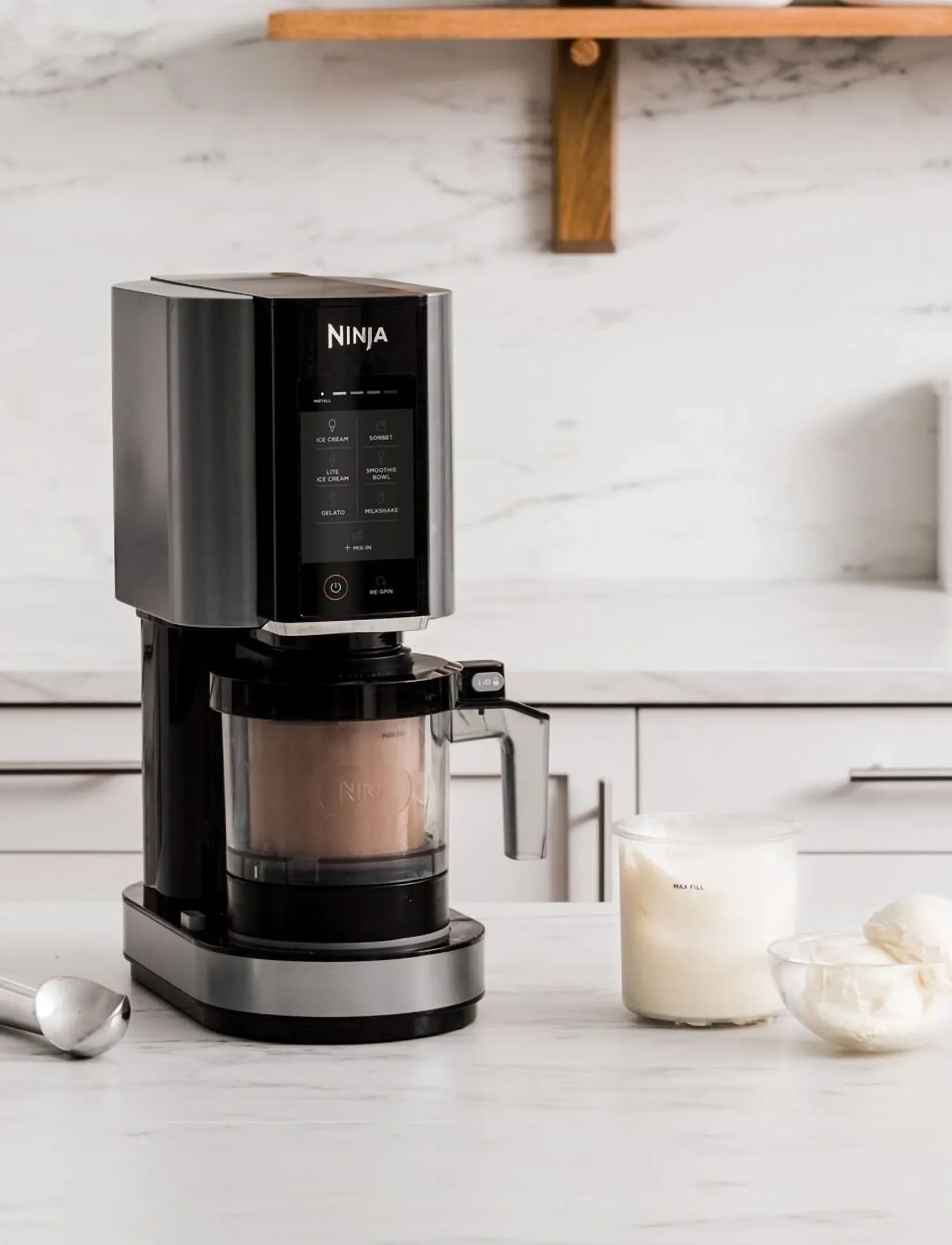 Ninja - NINJA CREAMI NC302EU ICE CREAM & FROZEN DESSERT MAKER - citas virtuves ierīces - black - 5