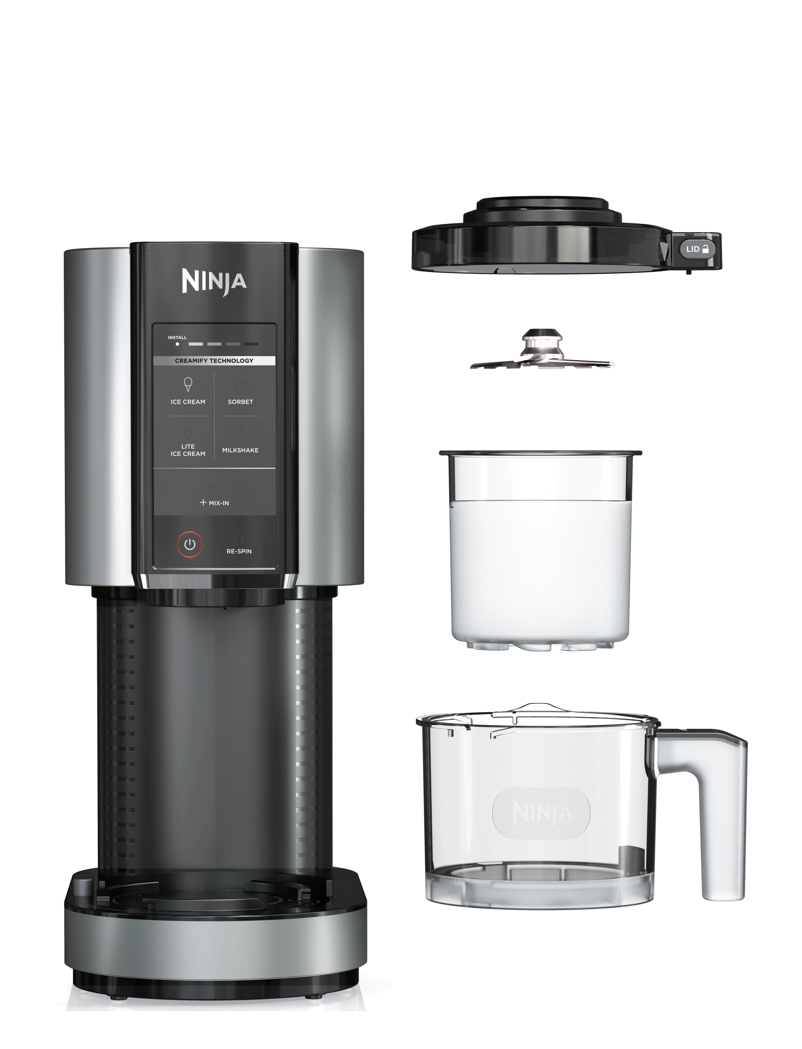 Ninja - NINJA CREAMI NC302EU ICE CREAM & FROZEN DESSERT MAKER - Øvrige køkkenmaskiner - black - 3