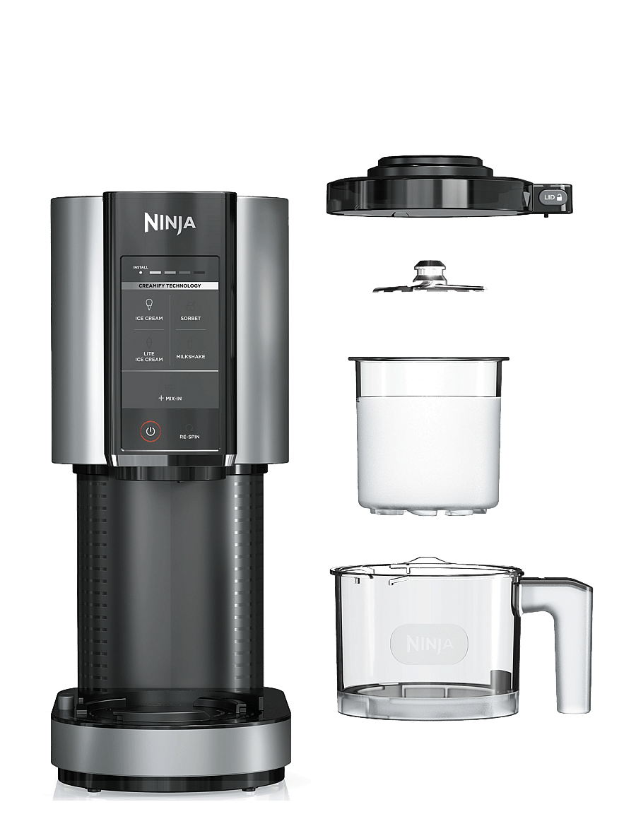 Ninja - NINJA CREAMI NC302EU ICE CREAM & FROZEN DESSERT MAKER - muud köögiseadmed - black - 3