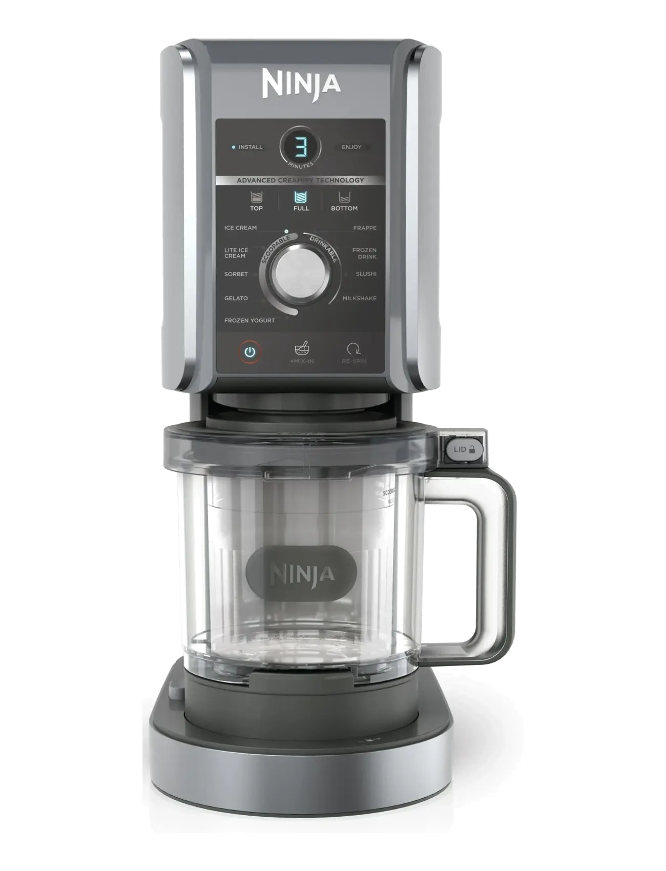 NINJA CREAMI DELUXE 10-IN-1 ICE CREAM AND FROZEN DRINK MAKER NC502EU - BLACK