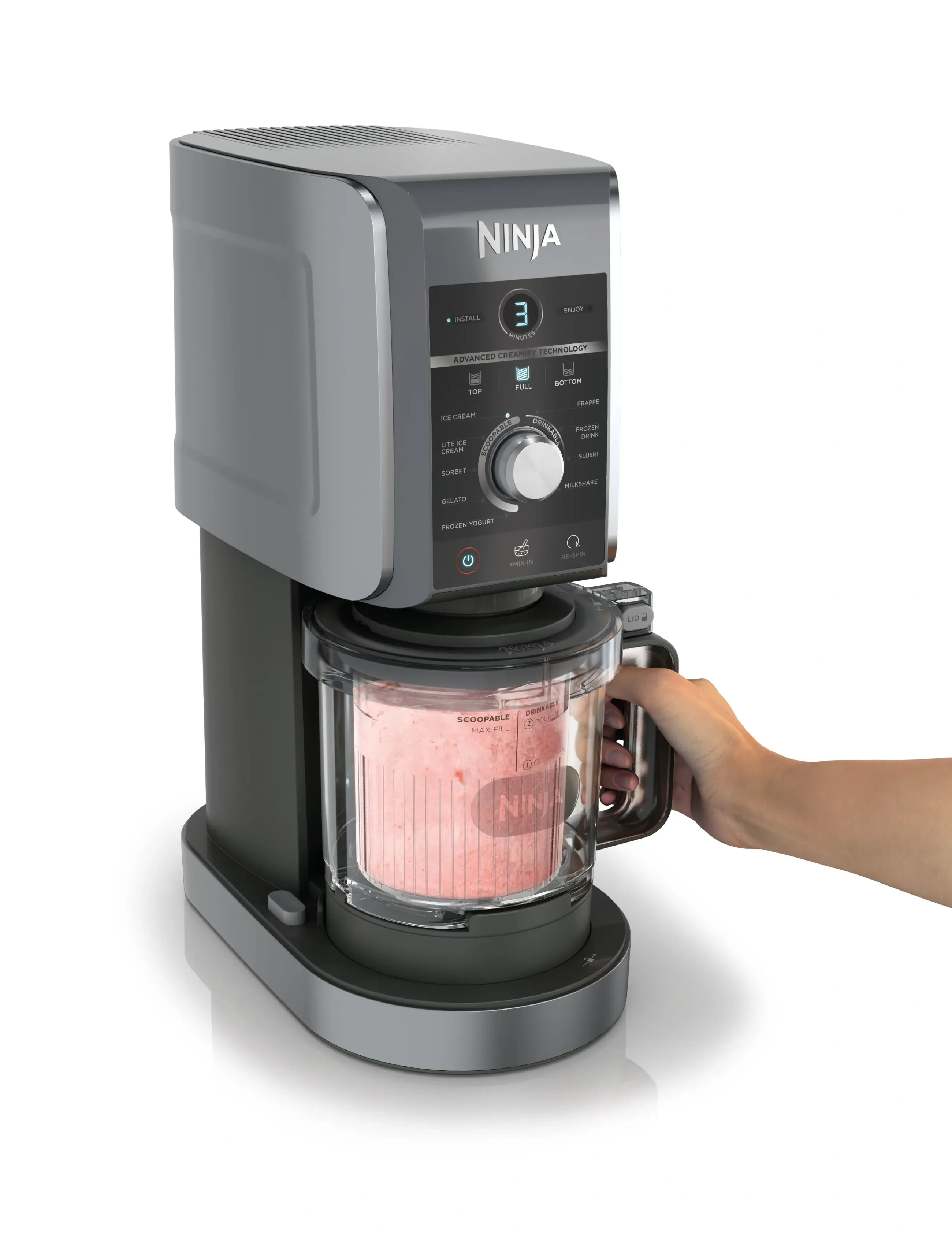 Ninja - NINJA CREAMI DELUXE 10-IN-1 ICE CREAM AND FROZEN DRINK MAKER NC502EU - nach preis einkaufen - black - 2