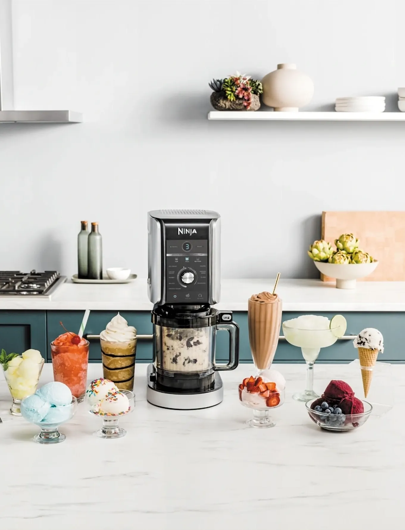 Ninja - NINJA CREAMI DELUXE 10-IN-1 ICE CREAM AND FROZEN DRINK MAKER NC502EU - nach preis einkaufen - black - 5