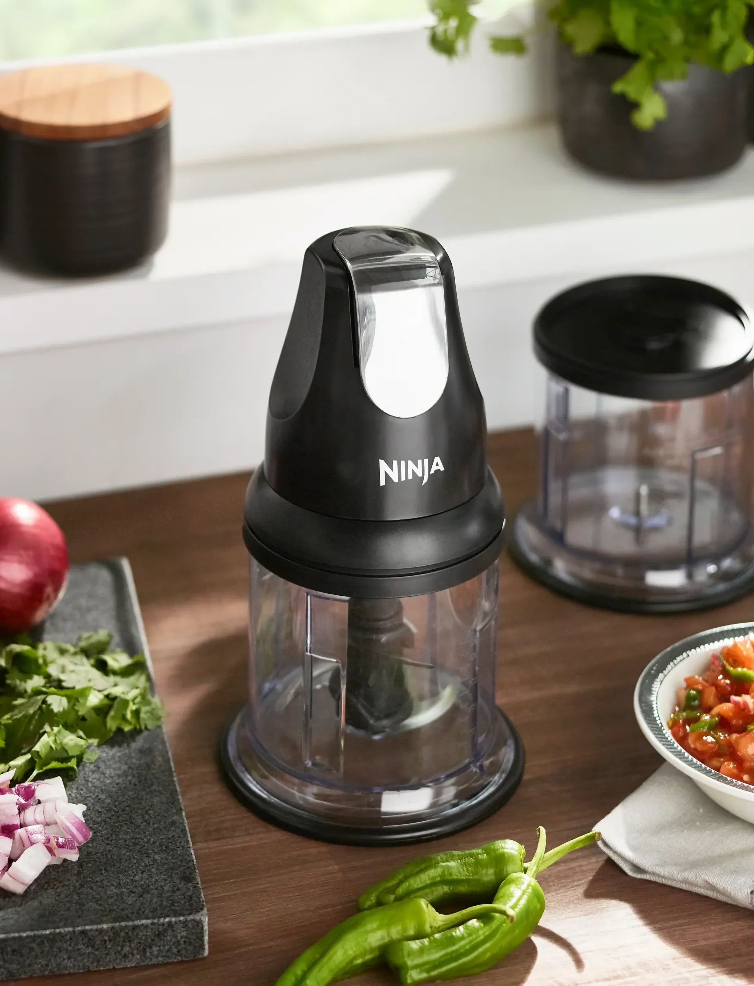 Ninja Ninja Express Chop Minihakker, 500 ml, Black, Køkkenmaskiner > Foodprocessorer, Unisex