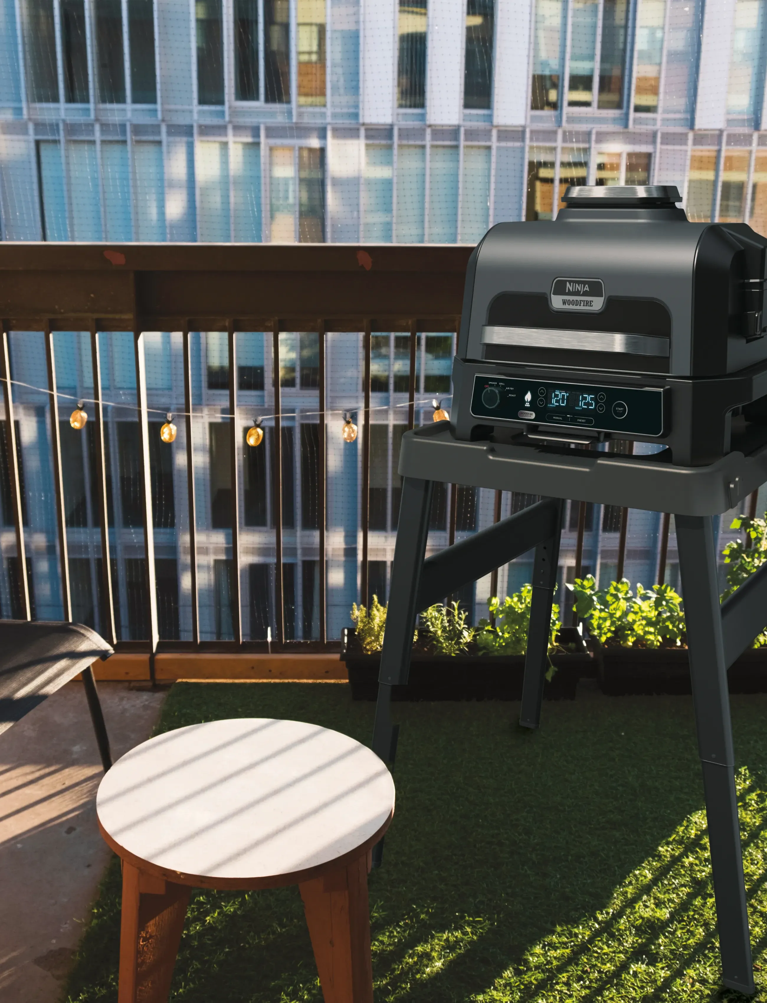 Ninja Ninja Woodfire Og850Eu Smart Cook System Xl Electric Bbq Grill, One Size, Black, Kitchen Appliances > Tabletop Grills, Unisex