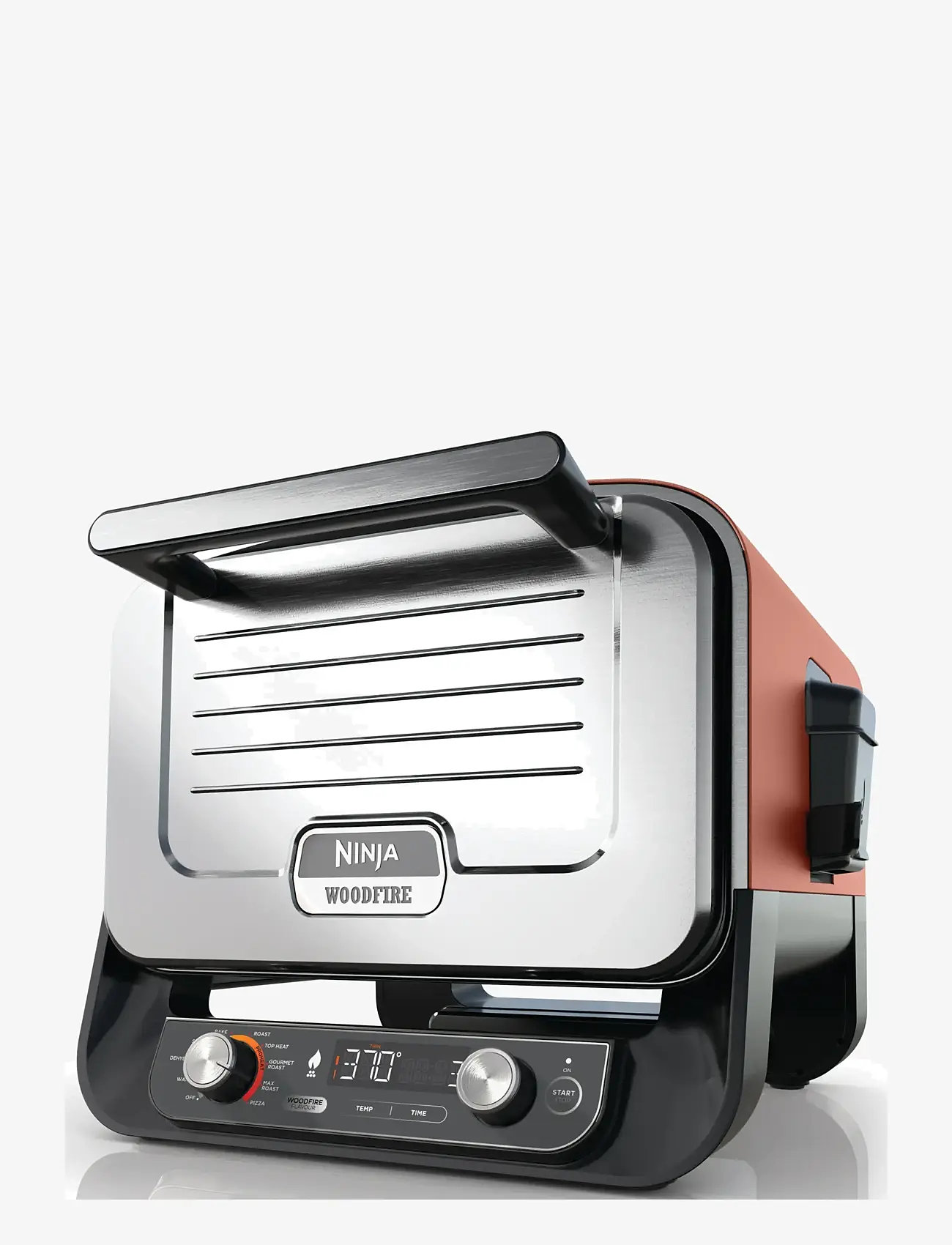 Ninja - NINJA WOODFIRE OO101EU OUTDOOR ELECTRICAL OVEN AND SMOKER 2400W - airfryers - brown - 0