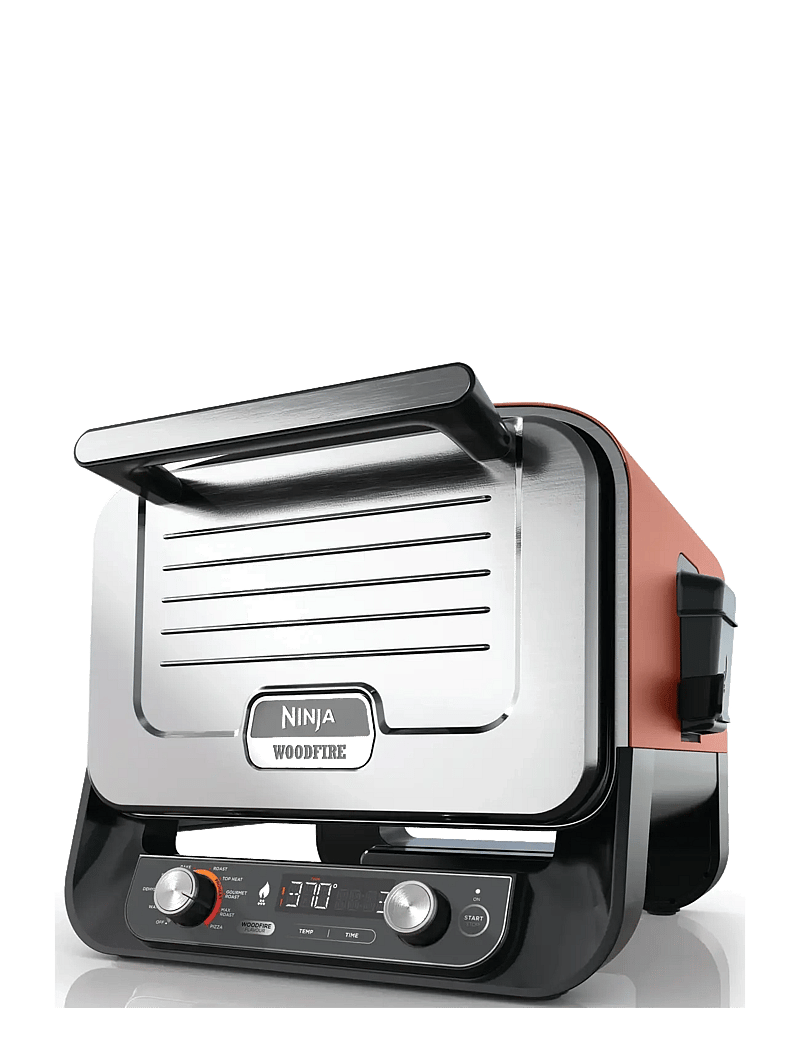 Ninja - NINJA WOODFIRE OO101EU OUTDOOR ELECTRICAL OVEN AND SMOKER 2400W - airfryers - brown - 0