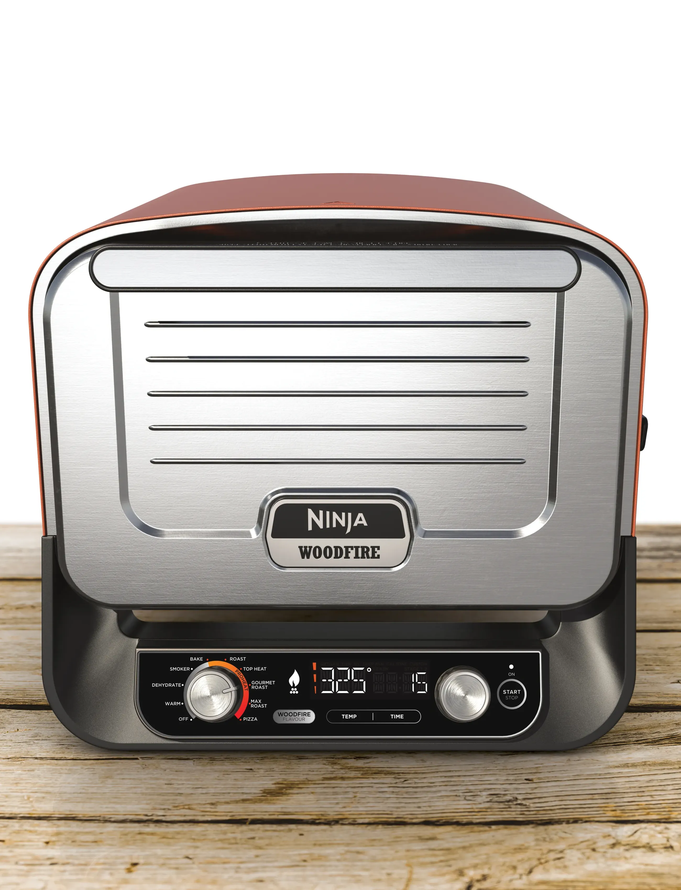 Ninja Woodfire Oo101Eu Outdoor Electrical Oven And Smoker 2400W, 2400 W, Kitchen Appliances, Schwarz - Airfryers, Homeware