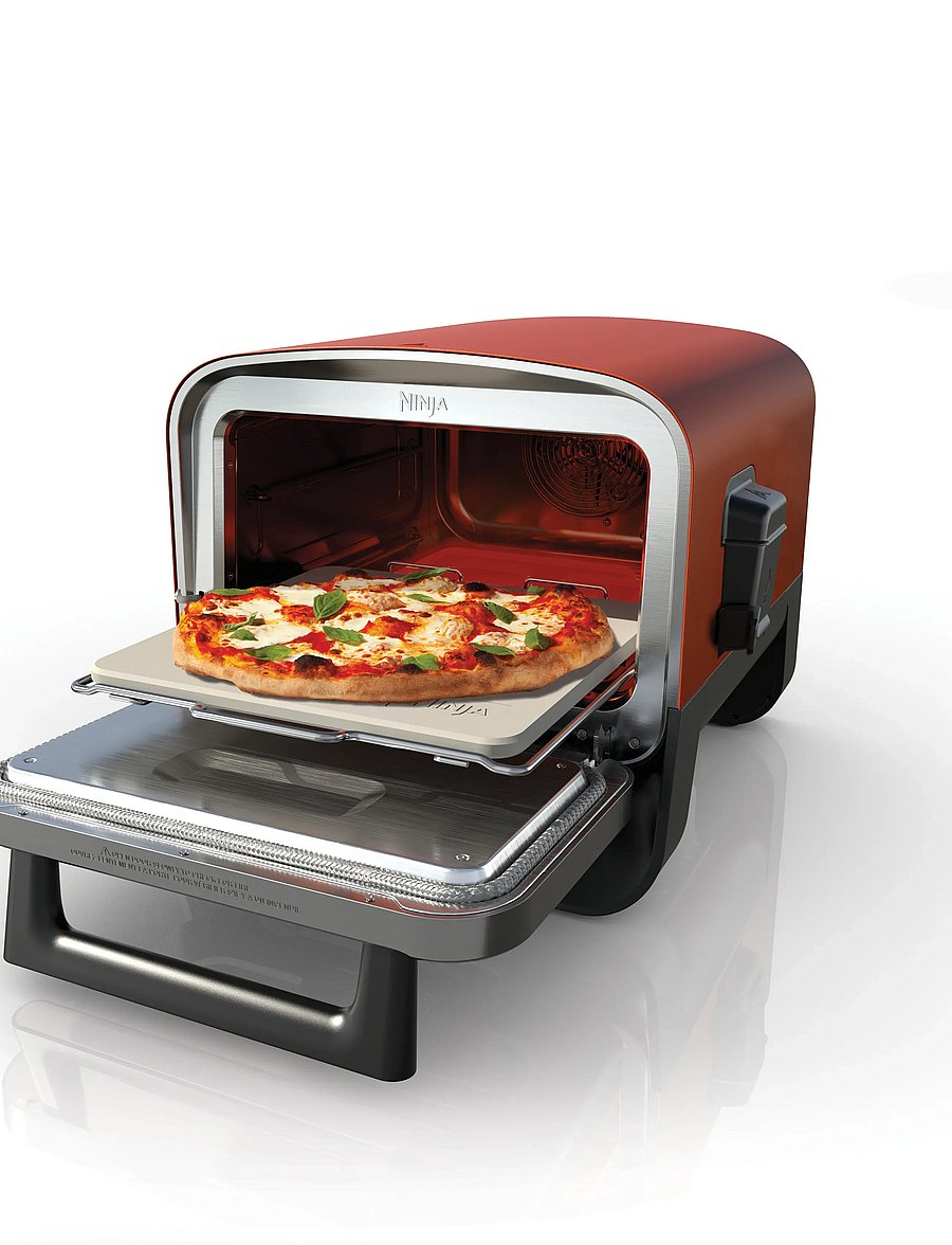 Ninja - NINJA WOODFIRE OO101EU OUTDOOR ELECTRICAL OVEN AND SMOKER 2400W - kuumaõhufritüürid - brown - 5