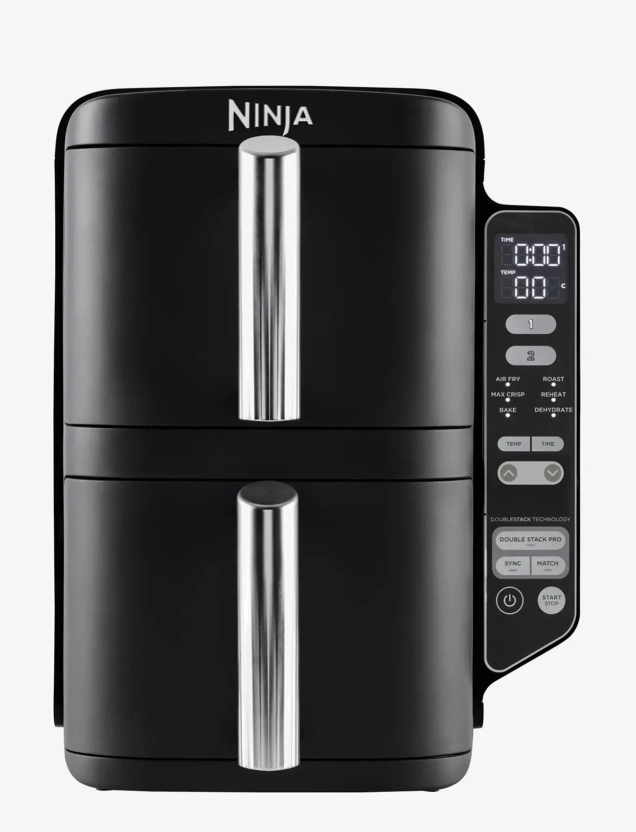 Ninja - NINJA SL300EU DOUBLE STACK AIRFRYER 2-LÅDA 7,6L - heißluftfritteusen - black - 1