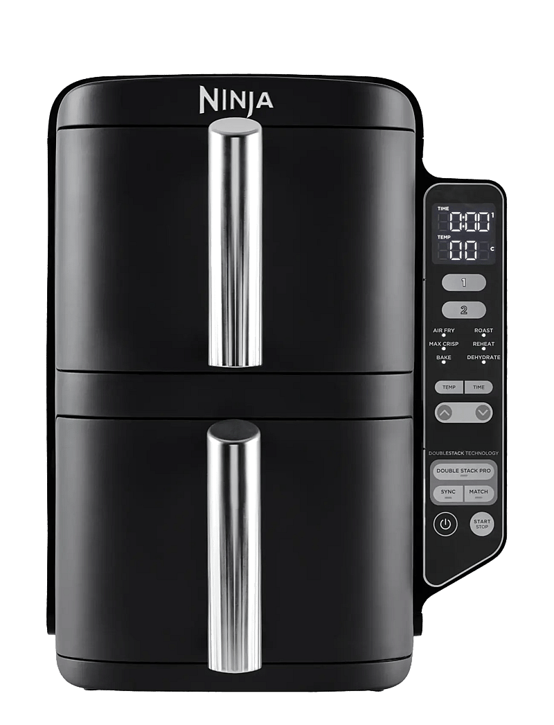 Ninja - NINJA SL300EU DOUBLE STACK AIRFRYER 2-LÅDA 7,6L - heißluftfritteusen - black - 1