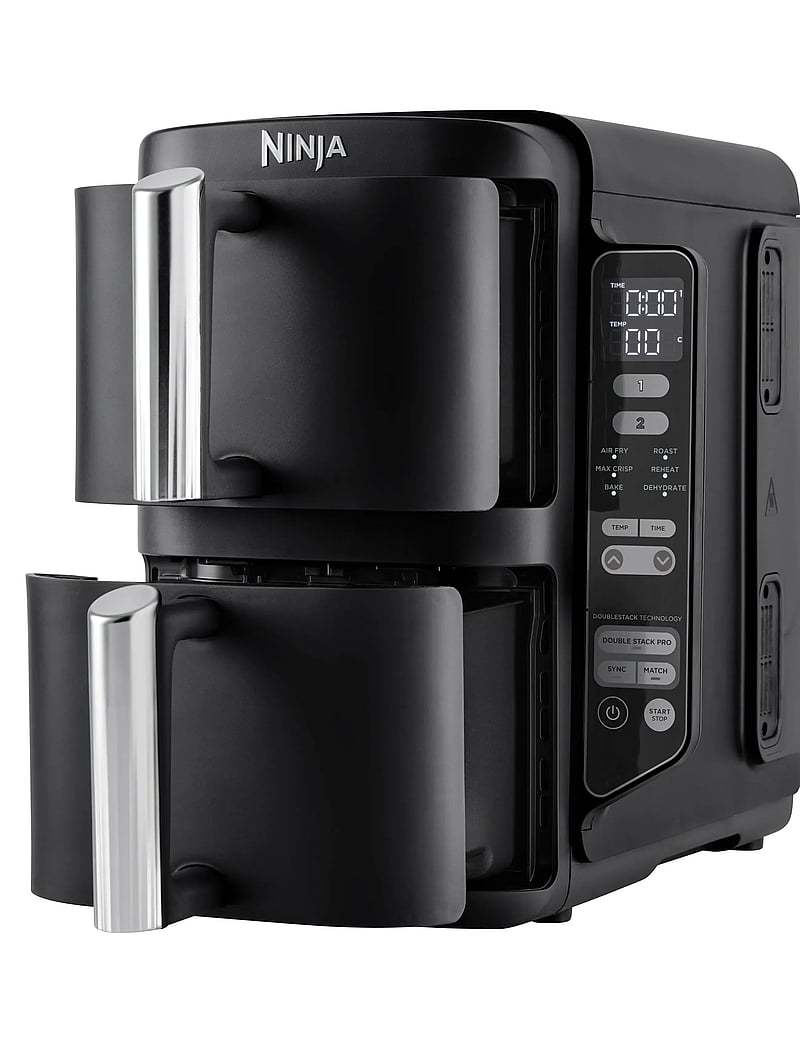 Ninja - NINJA SL300EU DOUBLE STACK AIRFRYER 2-LÅDA 7,6L - heißluftfritteusen - black - 2
