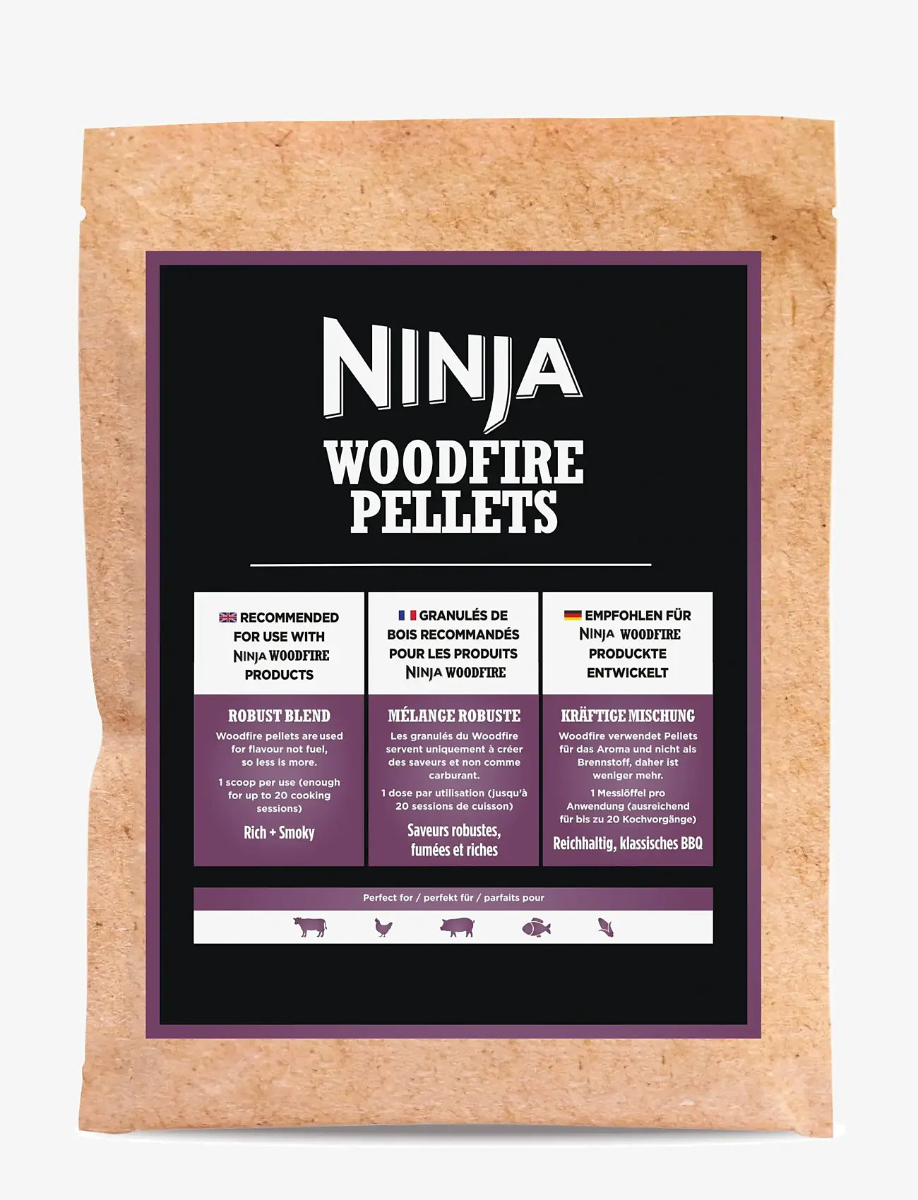 Ninja - Ninja Woodfire Pellets Robust Blend - grillwerkzeuge - brown - 1