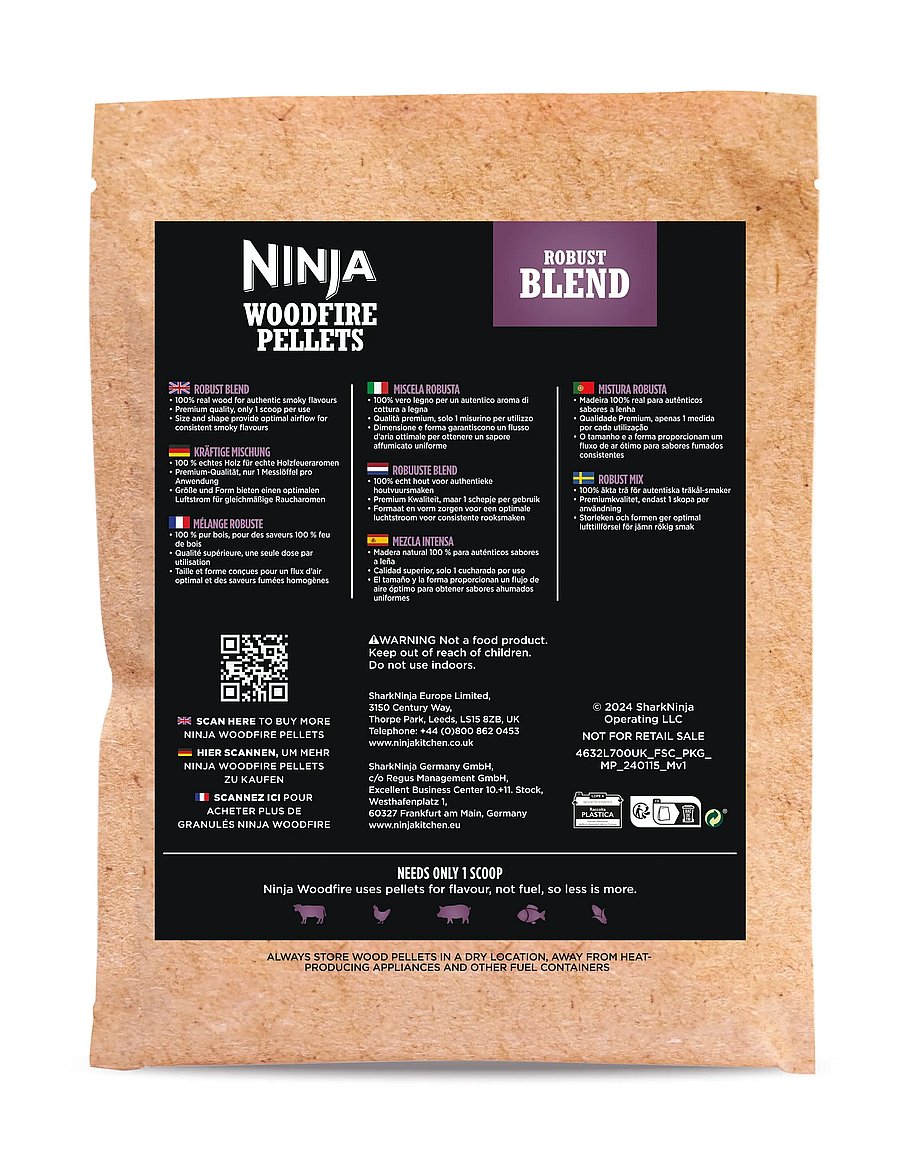 Ninja - Ninja Woodfire Pellets Robust Blend - grillwerkzeuge - brown - 0