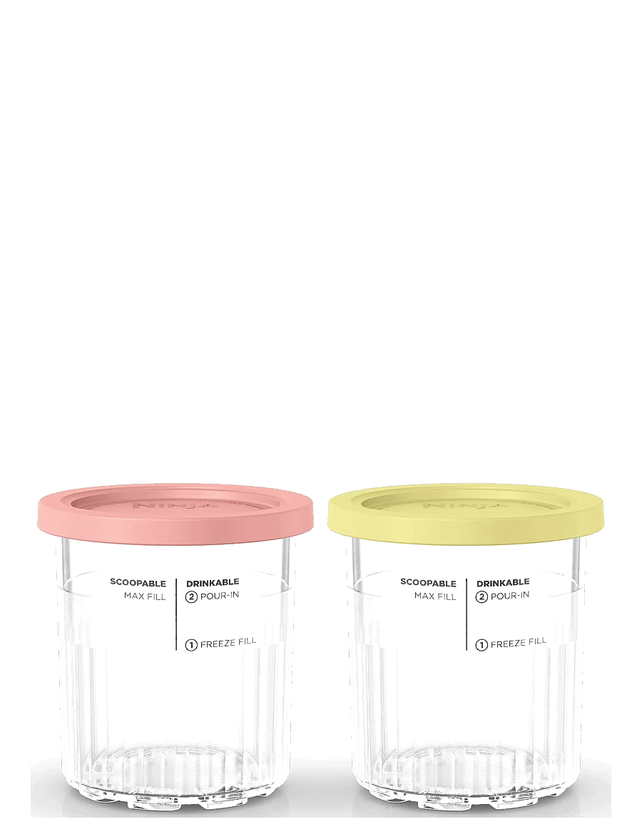 Ninja - Ninja CREAMi set of 2 extra tubs 709 ml for NC501EU - toidu säilitamine - pink and yellow - 0