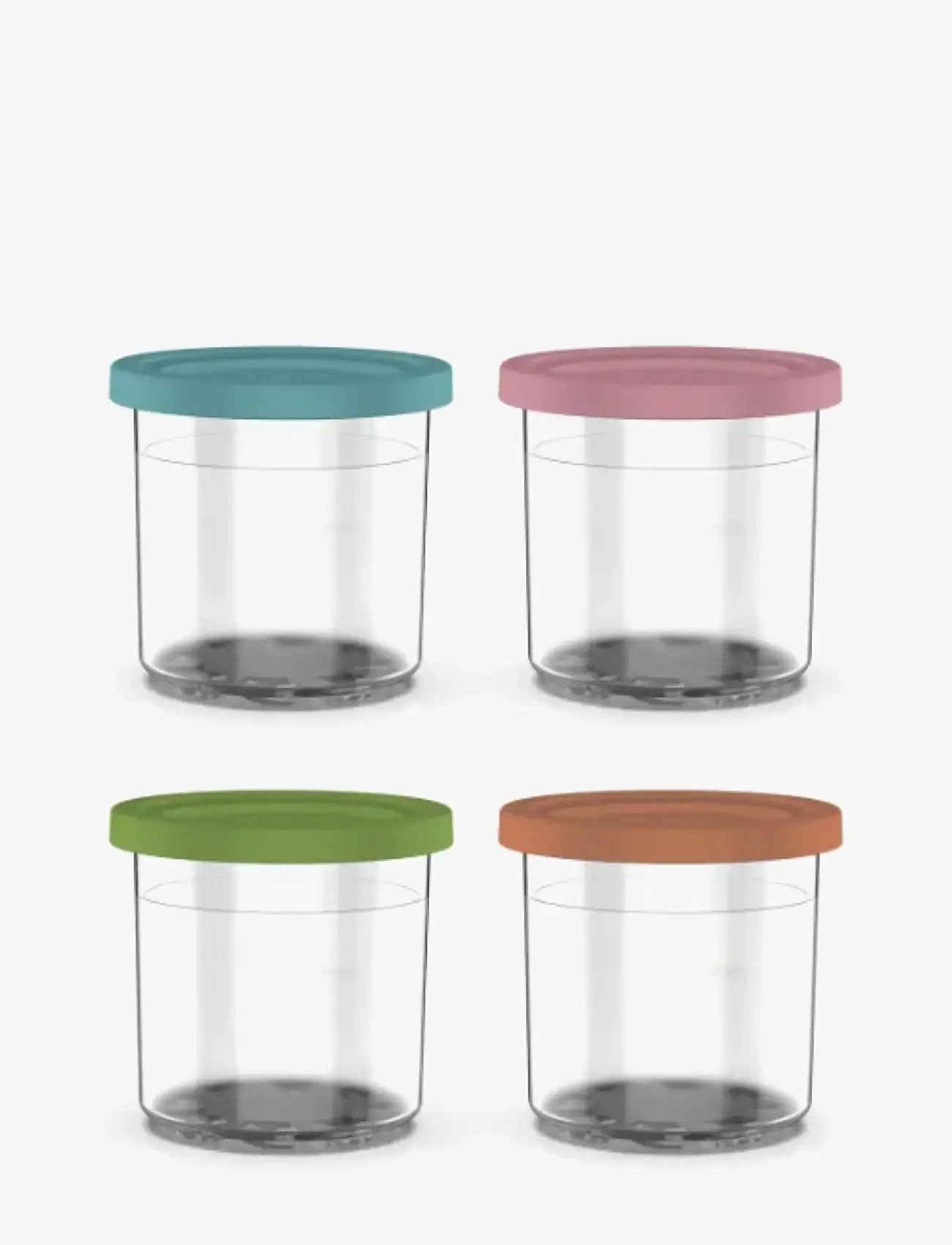 Ninja - Ninja CREAMi set of 4 extra tubs 470 ml for NC300EU - lebensmittellagerung - blue, pink, green and brown - 0