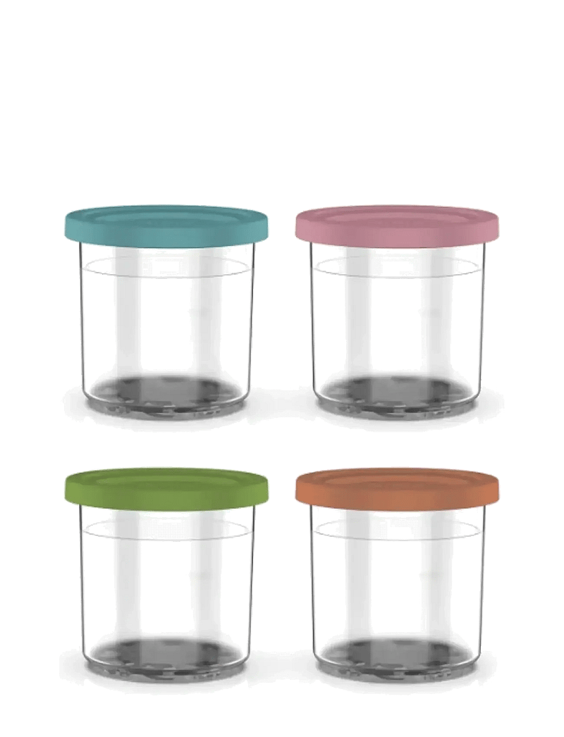 Ninja - Ninja CREAMi set of 4 extra tubs 470 ml for NC300EU - lebensmittellagerung - blue, pink, green and brown - 0