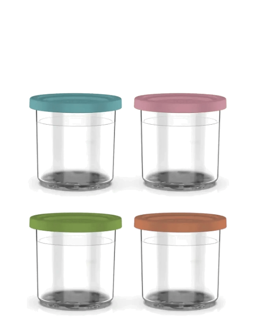 Ninja - Ninja CREAMi set of 4 extra tubs 470 ml for NC300EU - toidu säilitamine - blue, pink, green and brown - 1