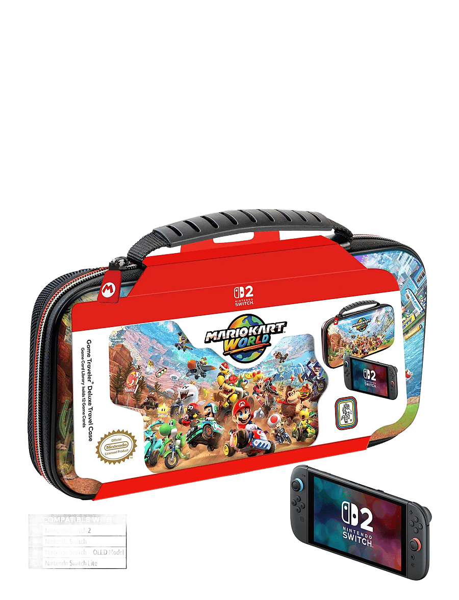 Nintendo - NS2 Deluxe Travel Case NS212 (Mario Kart World) - Övrigt - multi - 0