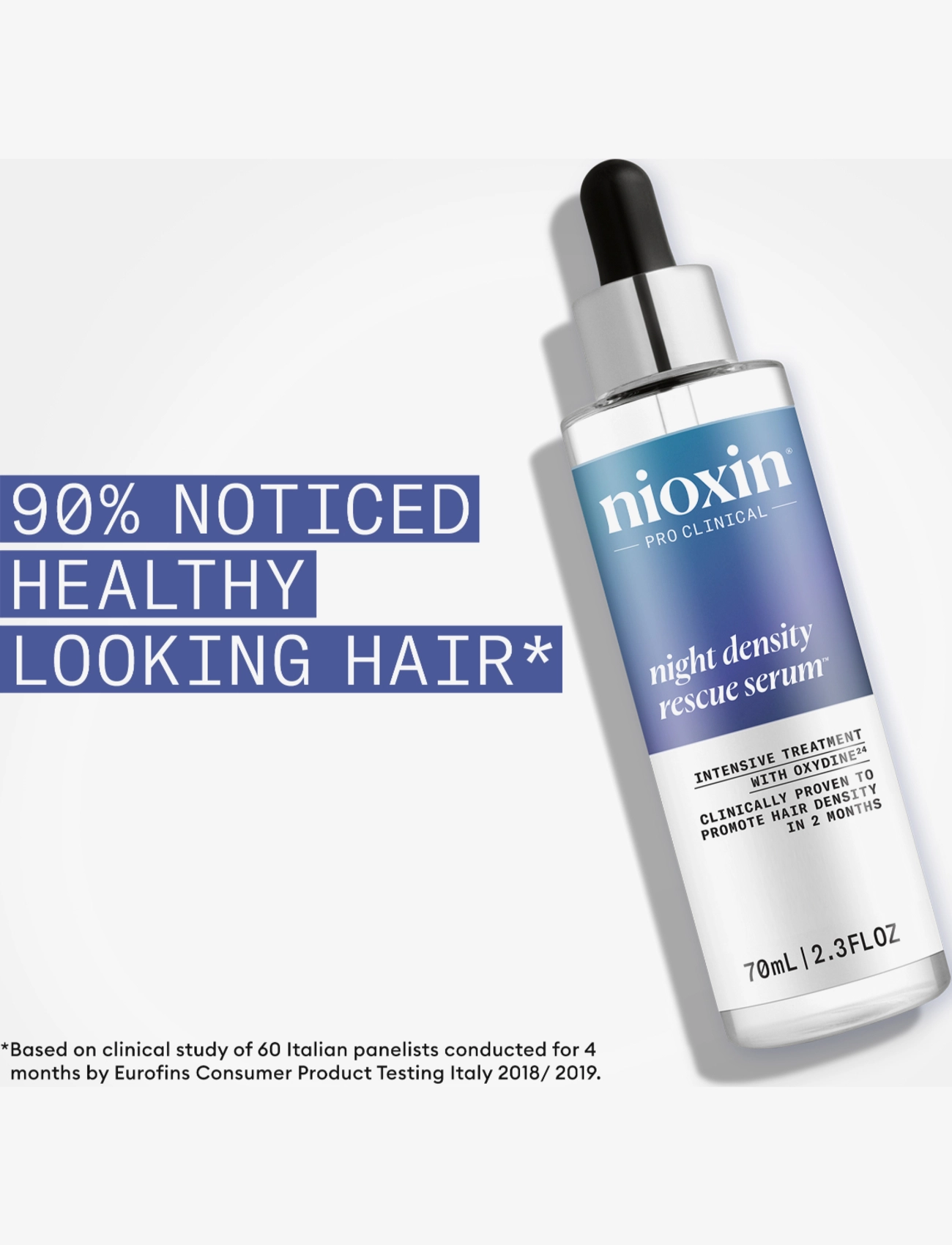 Nioxin - Nioxin Night Density Rescue Serum 70 ml - hårkurer - no color - 4