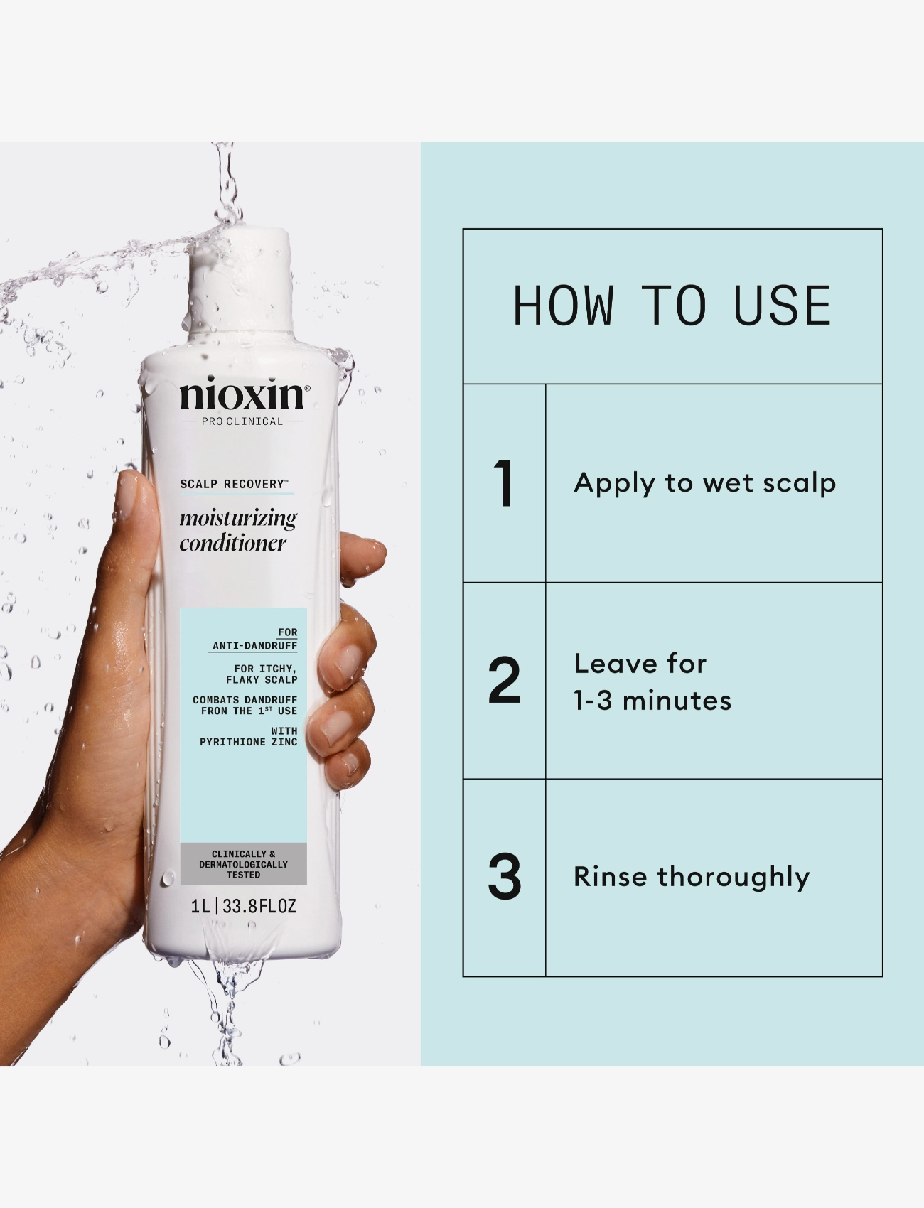 Nioxin - Nioxin Scalp Recovery™ Conditioner 1000 ml - hårpleje - no color - 2