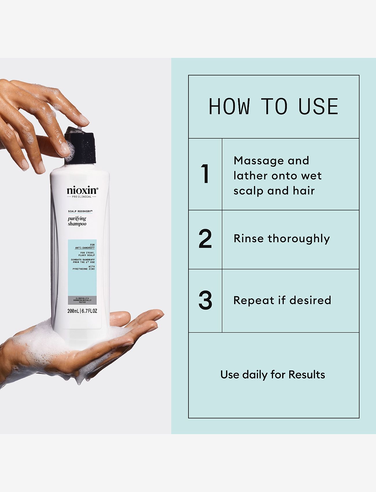 Nioxin - Nioxin Scalp Recovery™ Shampoo 200 ml - shampoo - no color - 2