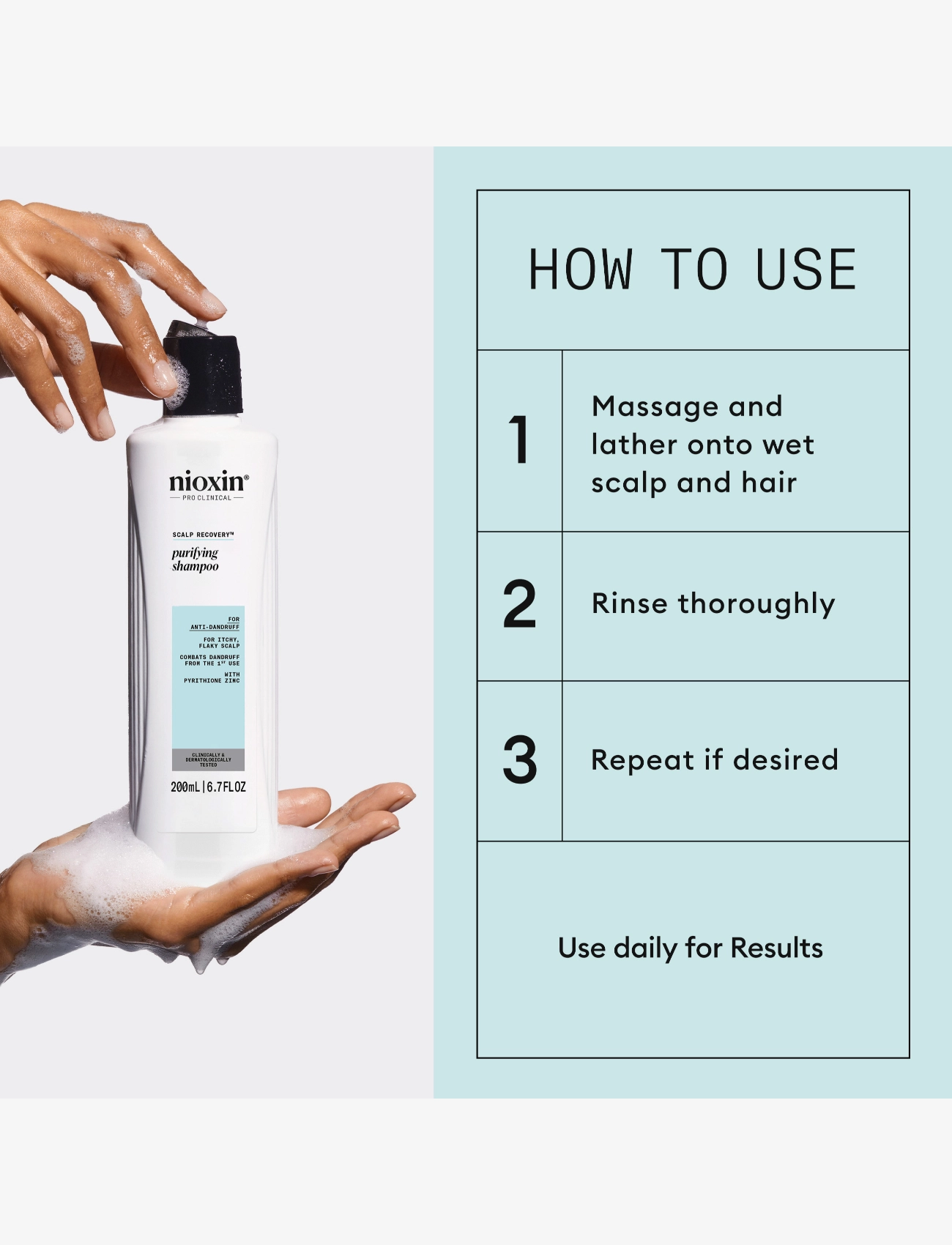 Nioxin - Nioxin Scalp Recovery™ Shampoo 200 ml - shampo - no color - 2