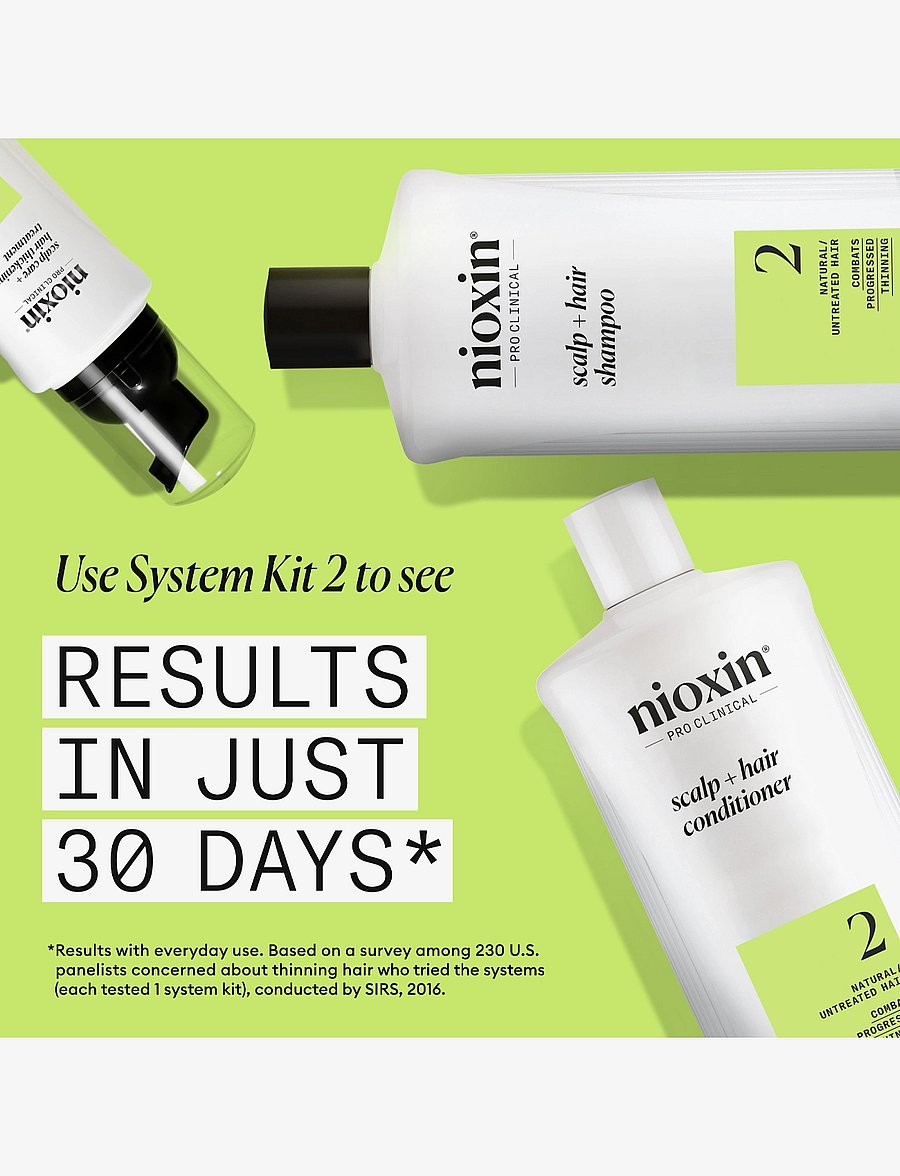 Nioxin - Nioxin System 2 Shampoo for Thinning Hair 1000 ml - Šampoon - no color - 4