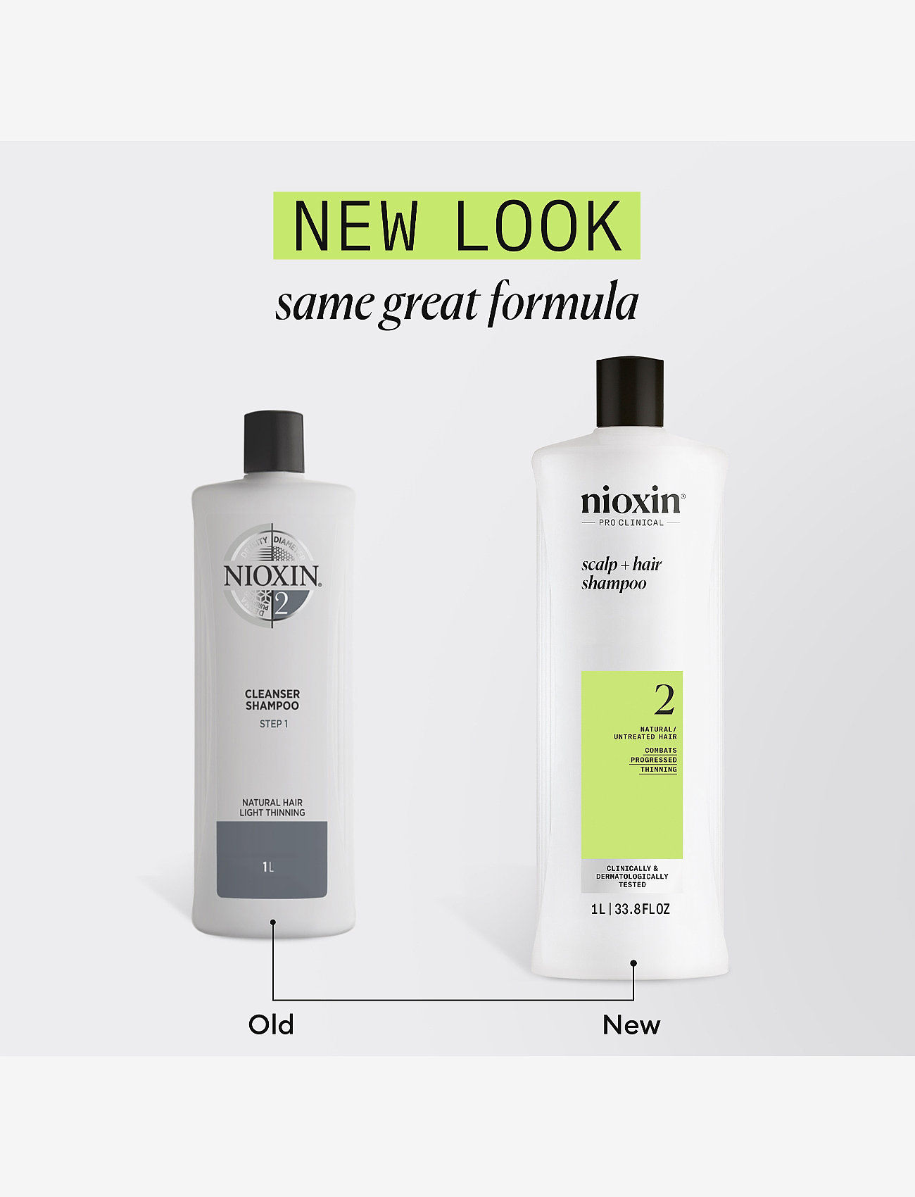Nioxin - Nioxin System 2 Shampoo for Thinning Hair 1000 ml - Šampūnas - no color - 5