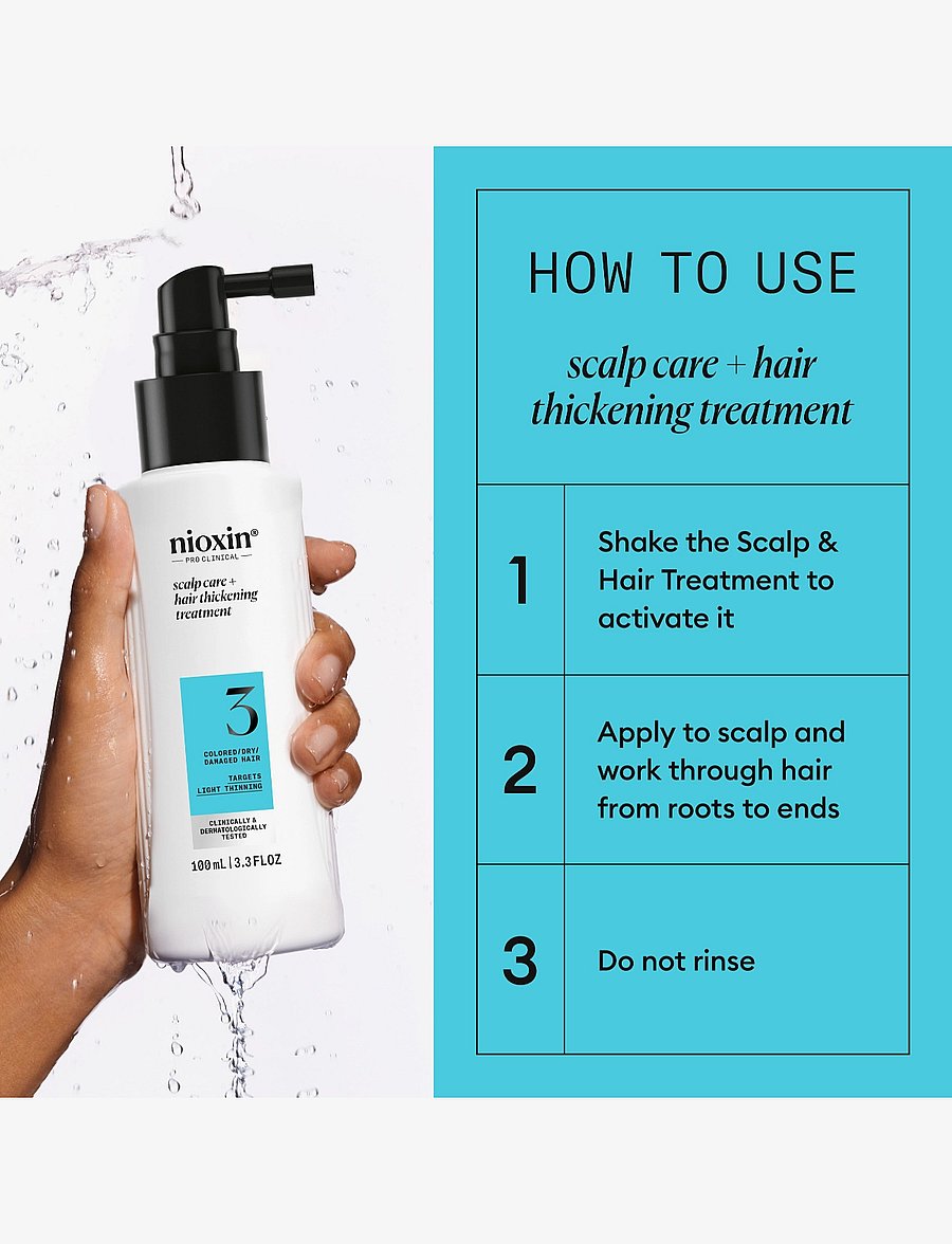 Nioxin - Nioxin System 3 Scalp Treatment for Colored Thinning Hair 100 ml - juuksehooldused - no color - 2
