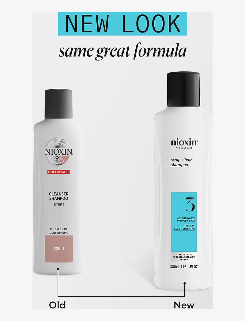 Nioxin - Nioxin System 3 Shampoo for Colored Thinning Hair 300 ml - Šampoon - no color - 5