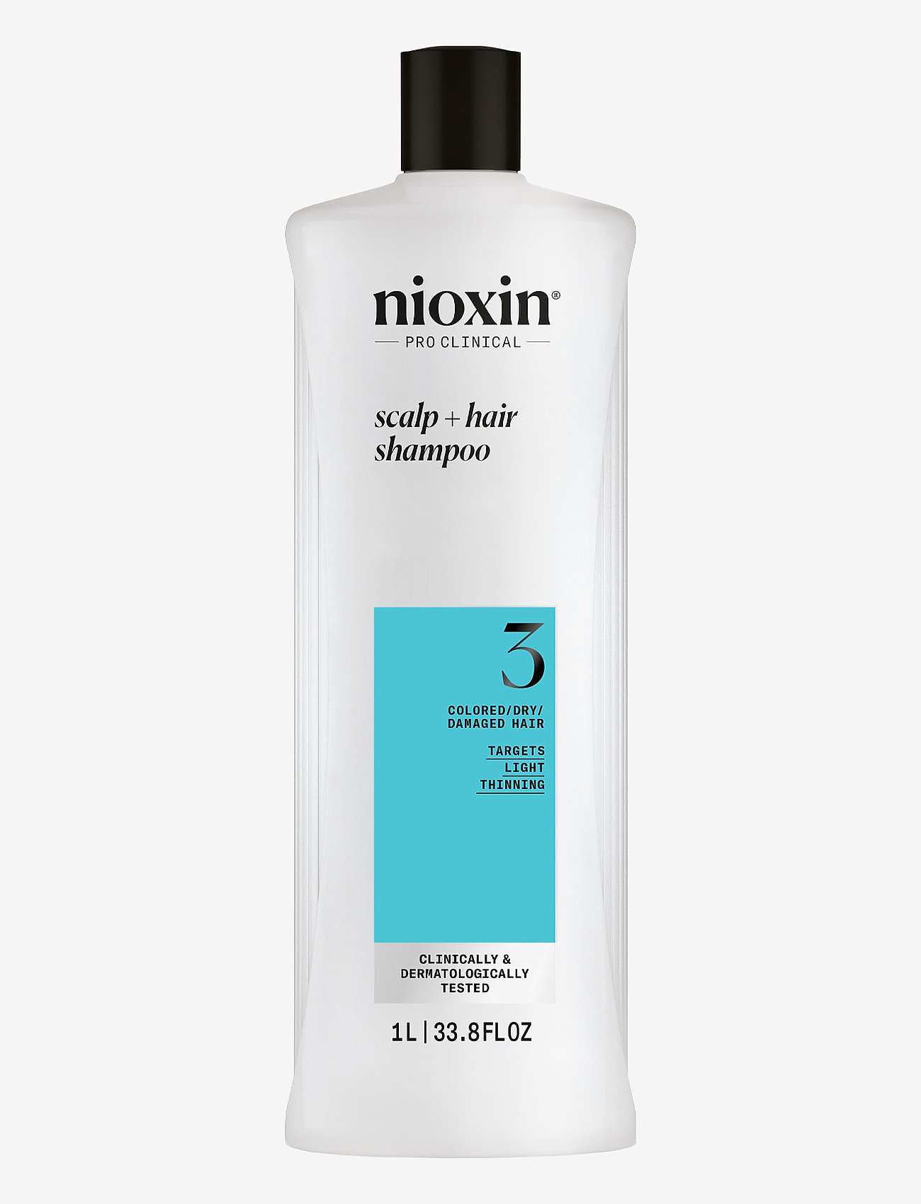 Nioxin - Nioxin System 3 Shampoo for Colored Thinning Hair 1000 ml - Šampūnas - no color - 0