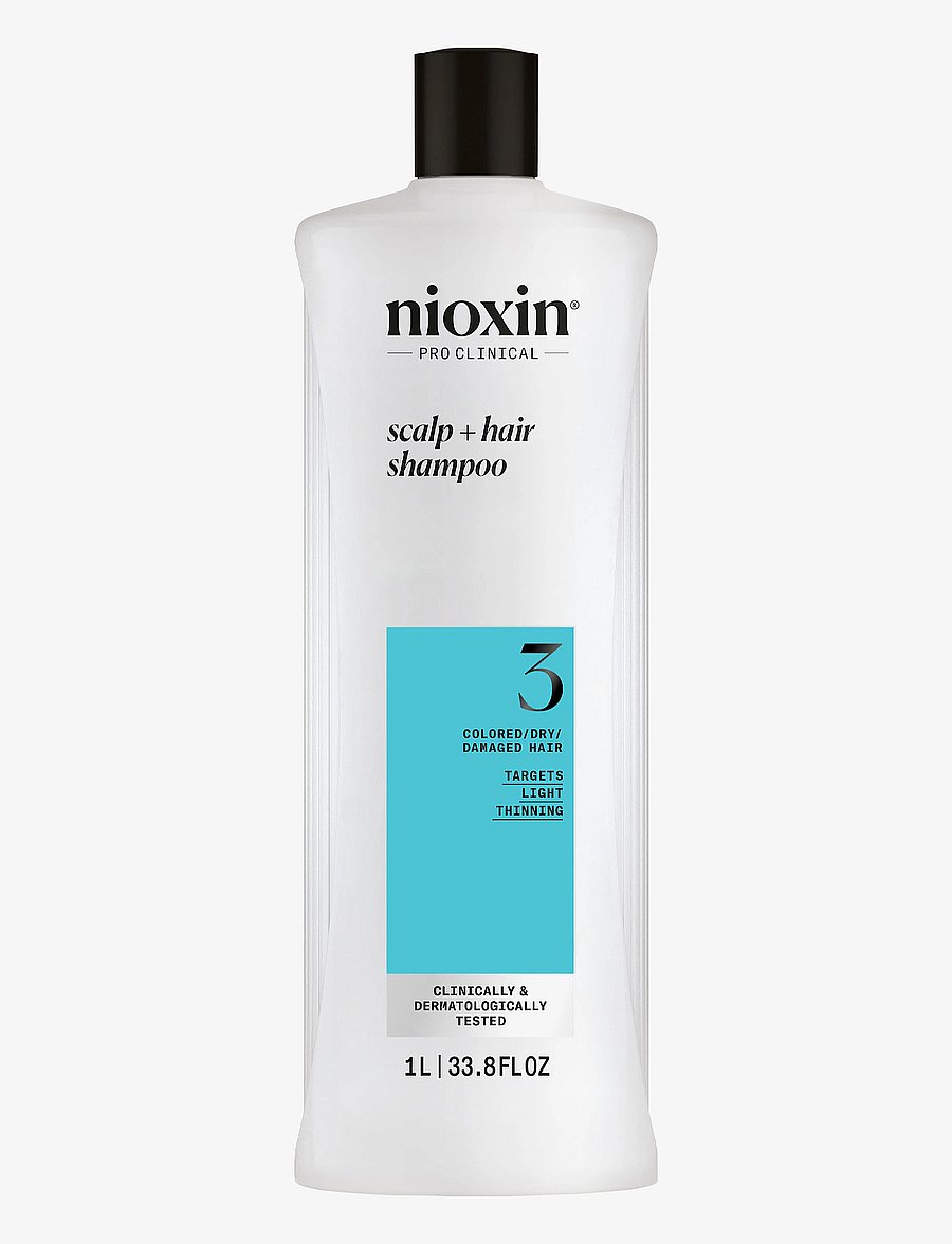 Nioxin - Nioxin System 3 Shampoo for Colored Thinning Hair 1000 ml - Šampoon - no color - 0