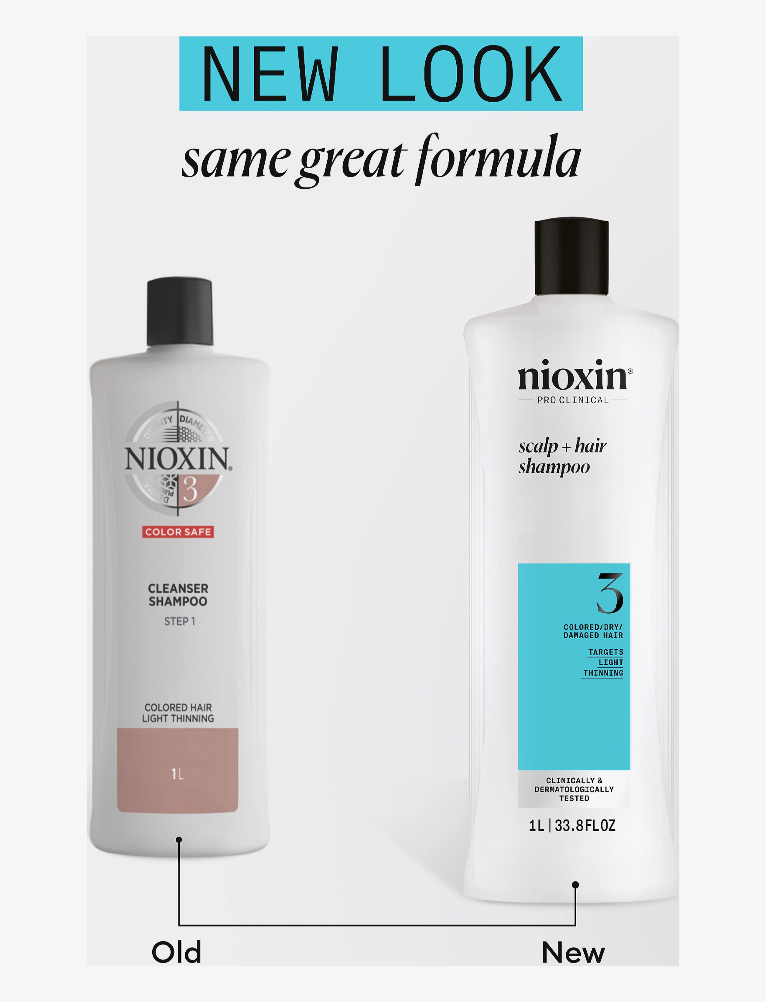 Nioxin - Nioxin System 3 Shampoo for Colored Thinning Hair 1000 ml - shampoo - no color - 5