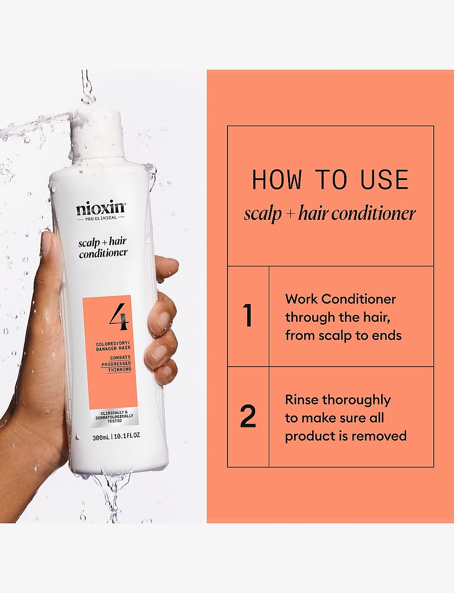 Nioxin - Nioxin System 4 Conditioner for Colored Thinning Hair 300 ml - palsam - no color - 2