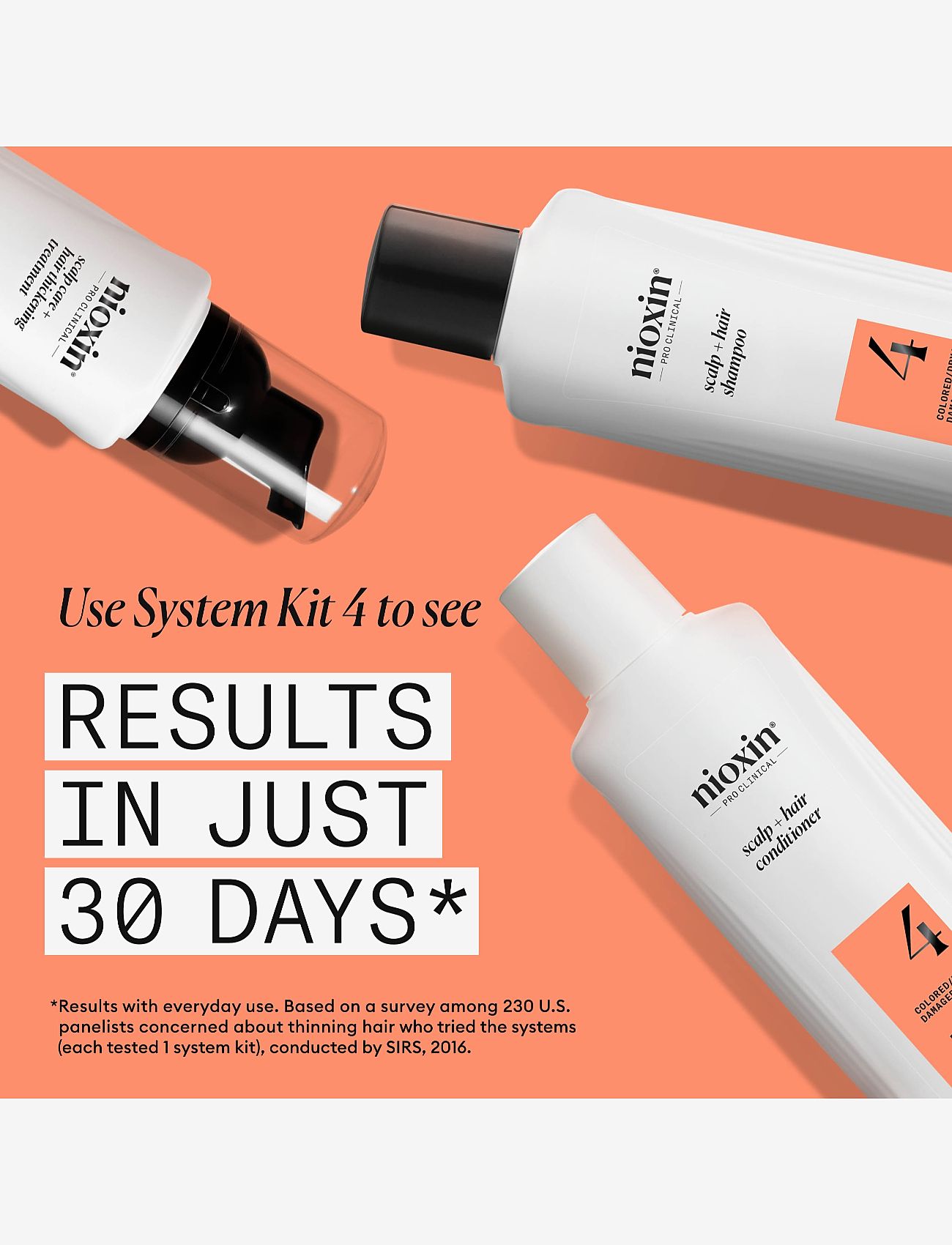 Nioxin - Nioxin System 4 Scalp Treatment for Colored Thinning Hair 100 ml - hårkurer - no color - 4