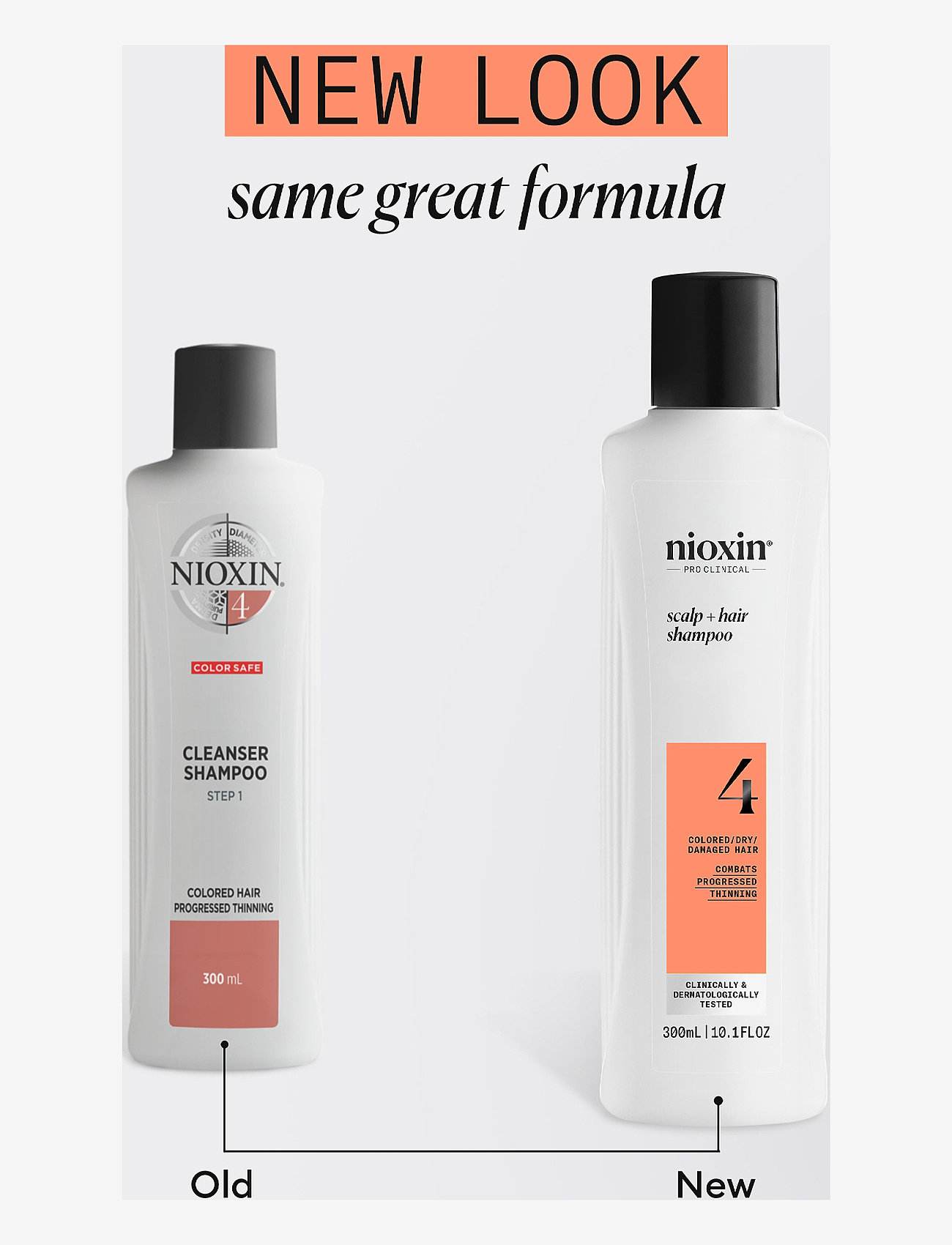 Nioxin - Nioxin System 4 Shampoo for Colored Thinning Hair 300 ml - hårpleje - no color - 5