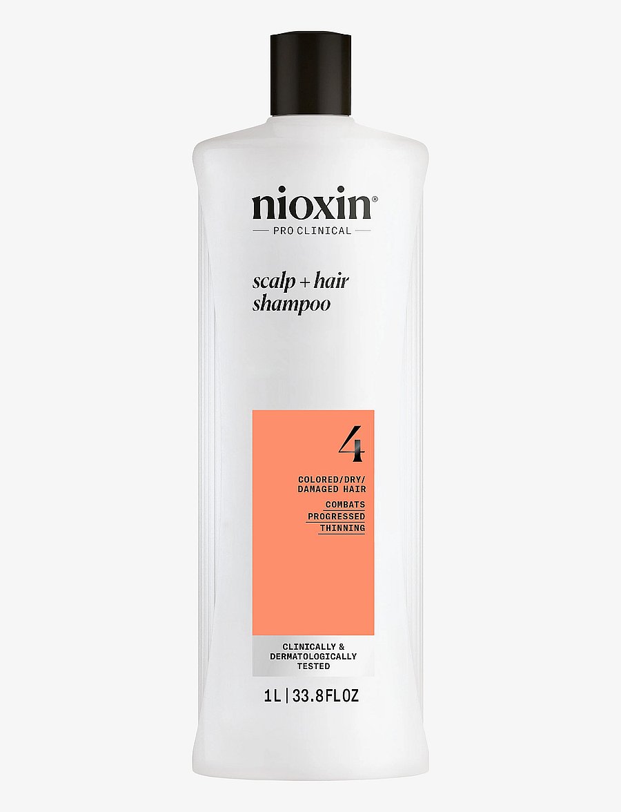 Nioxin - Nioxin System 4 Shampoo for Colored Thinning Hair 1000 ml - Šampoon - no color - 0
