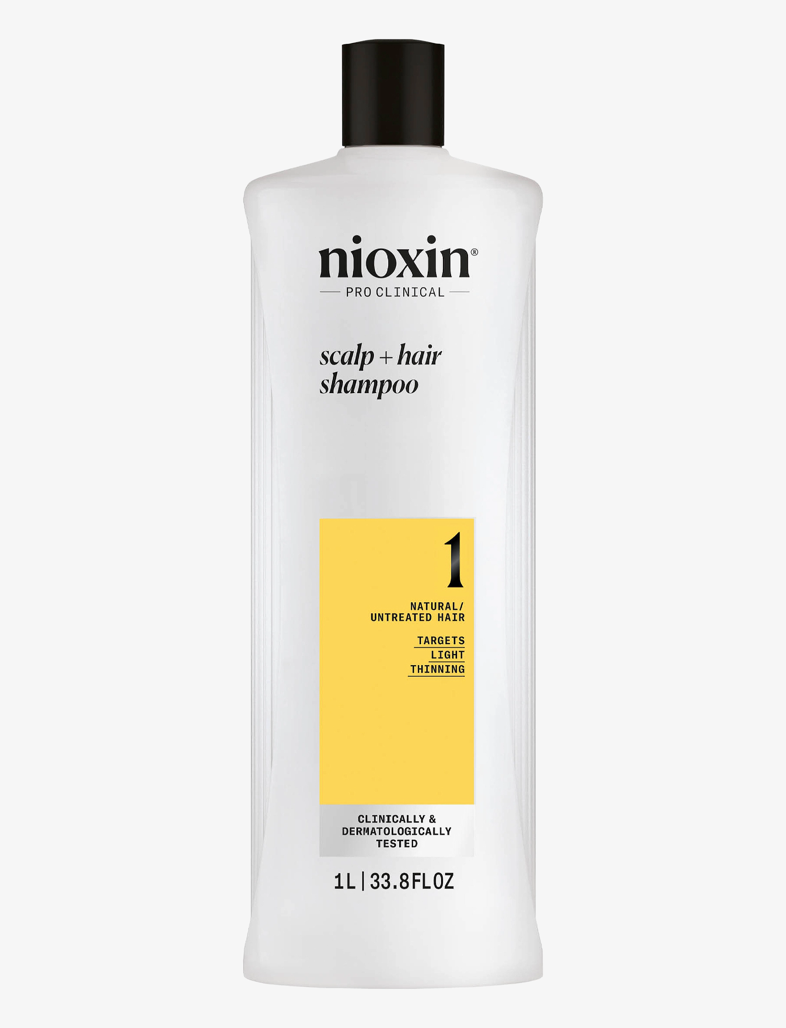 Nioxin Nioxin System 1 Shampoo For Thinning Hair 1000 ml, 1000 ml, Nude, Pleje > Shampoo, Dame