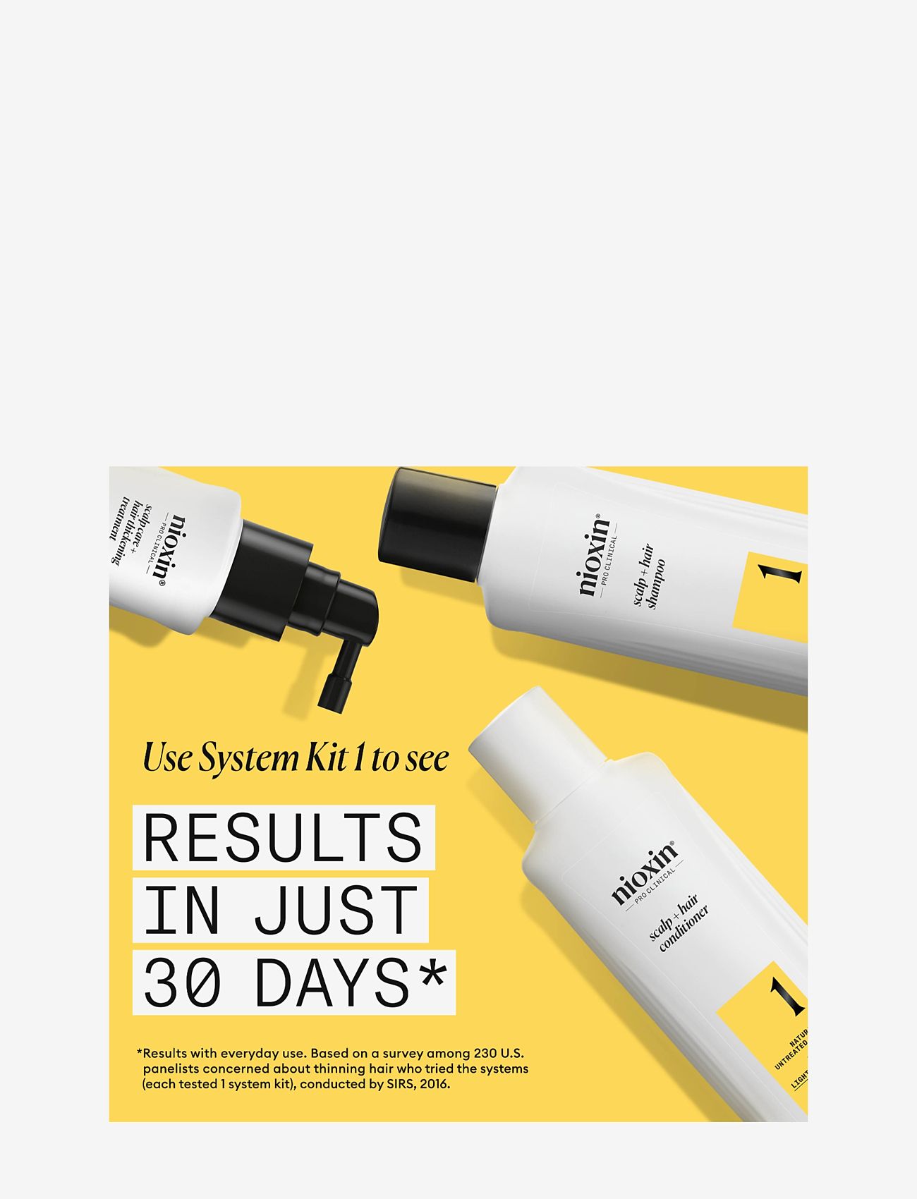 Nioxin - Nioxin System 1 Shampoo for Thinning Hair 300 ml - hårpleje - no color - 4