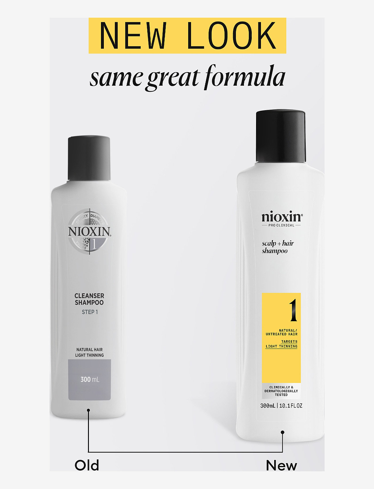 Nioxin - Nioxin System 1 Shampoo for Thinning Hair 300 ml - hårpleje - no color - 5