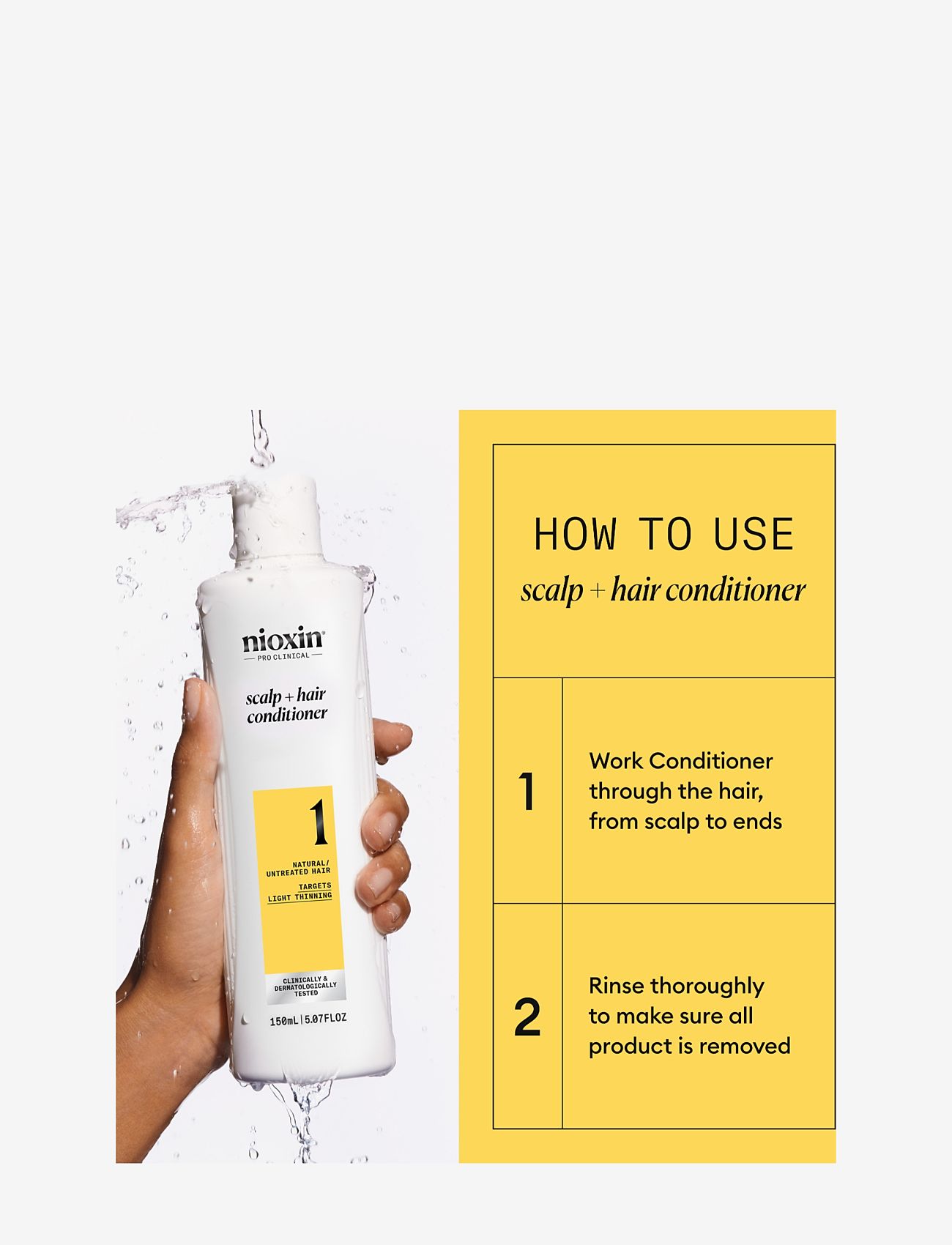 Nioxin - Nioxin System 1 Conditioner for Thinning Hair 300 ml - balsam - no color - 2