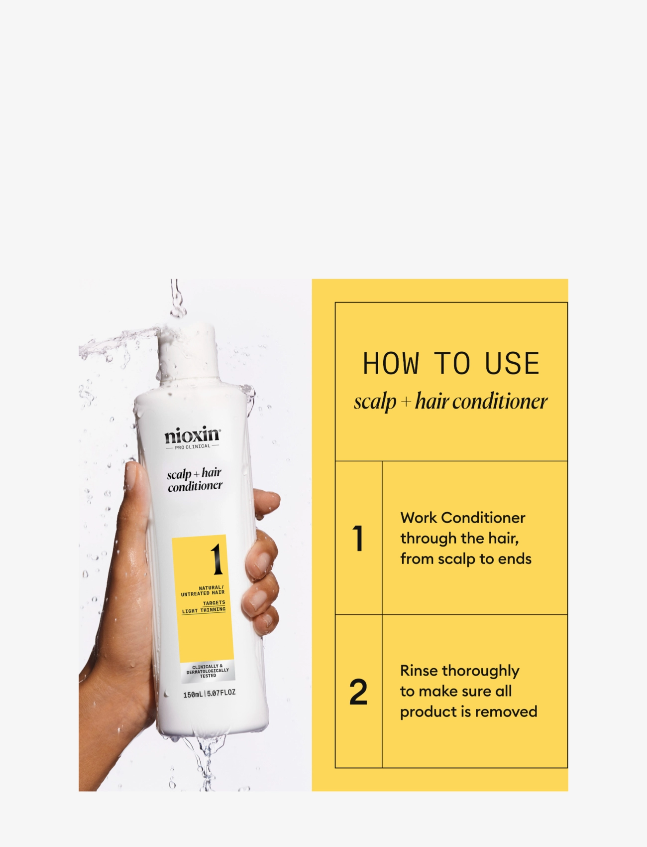 Nioxin - Nioxin System 1 Conditioner for Thinning Hair 300 ml - hoitoaineet - no color - 2