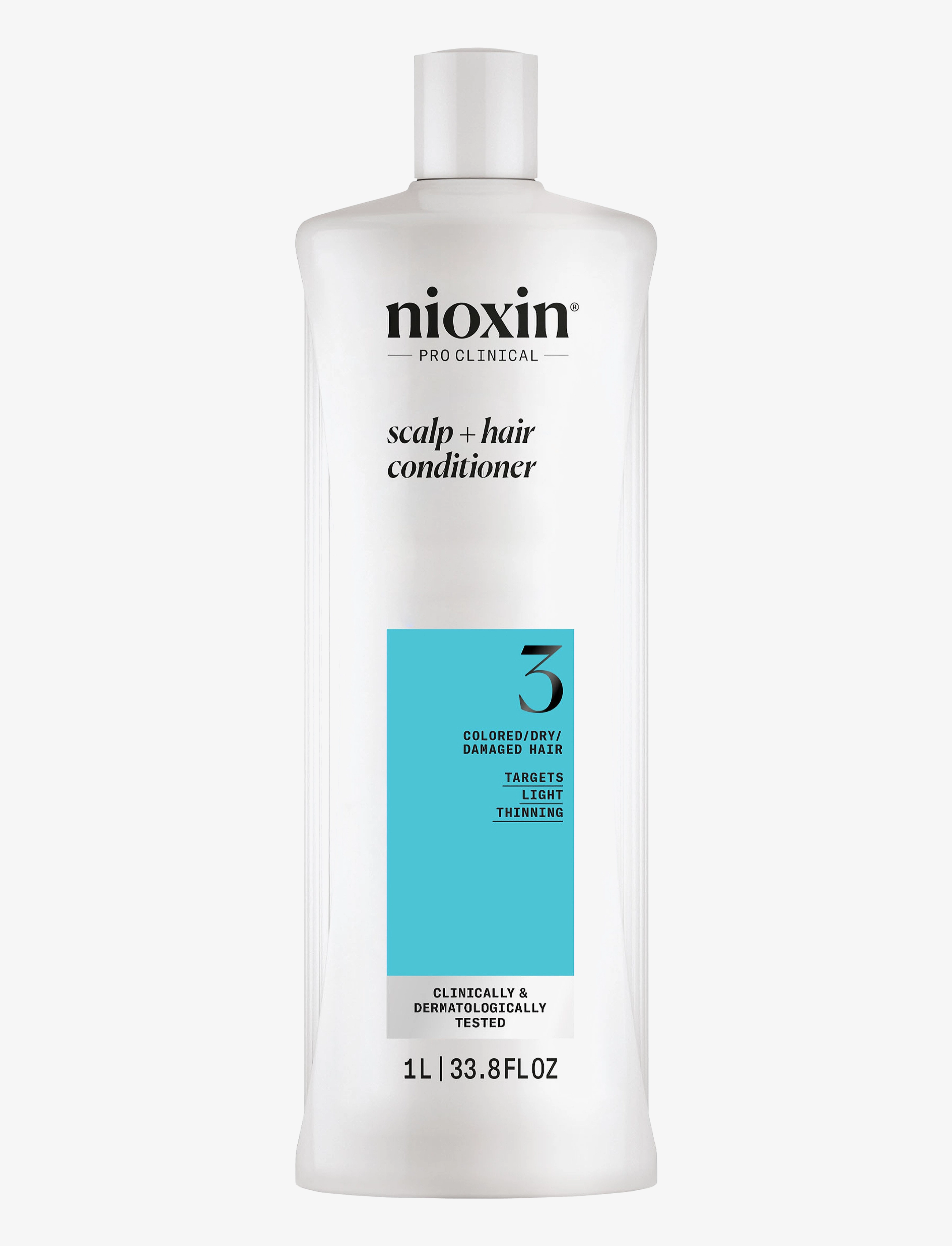 Nioxin Nioxin System 3 Conditioner for Colored Thinning Hair 1000 ml - Ilutooted meestele - NO COLOR / undefined