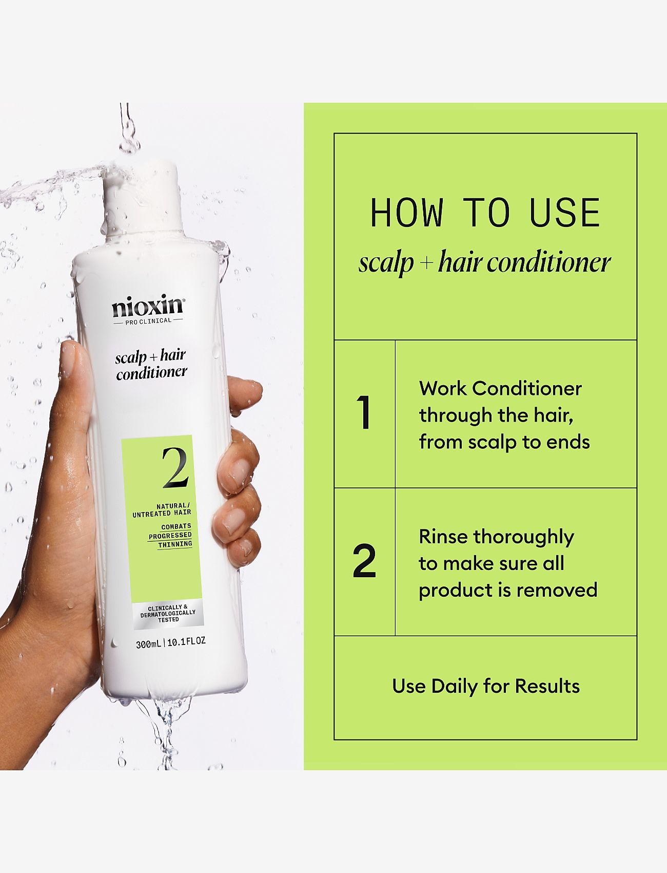 Nioxin - Nioxin System 2 Conditioner for Thinning Hair 300 ml - balsam - no color - 2