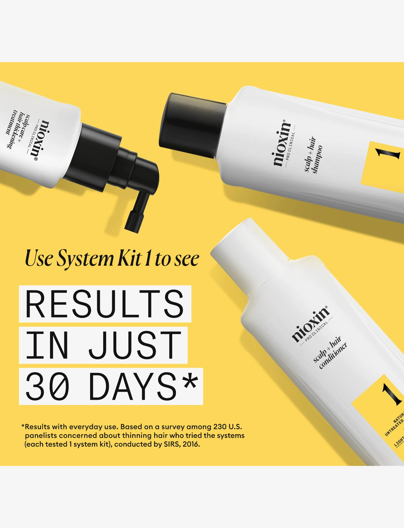 Nioxin System 1 Scalp Treatment For Thinning Hair hudvårdsset dam – bild 5