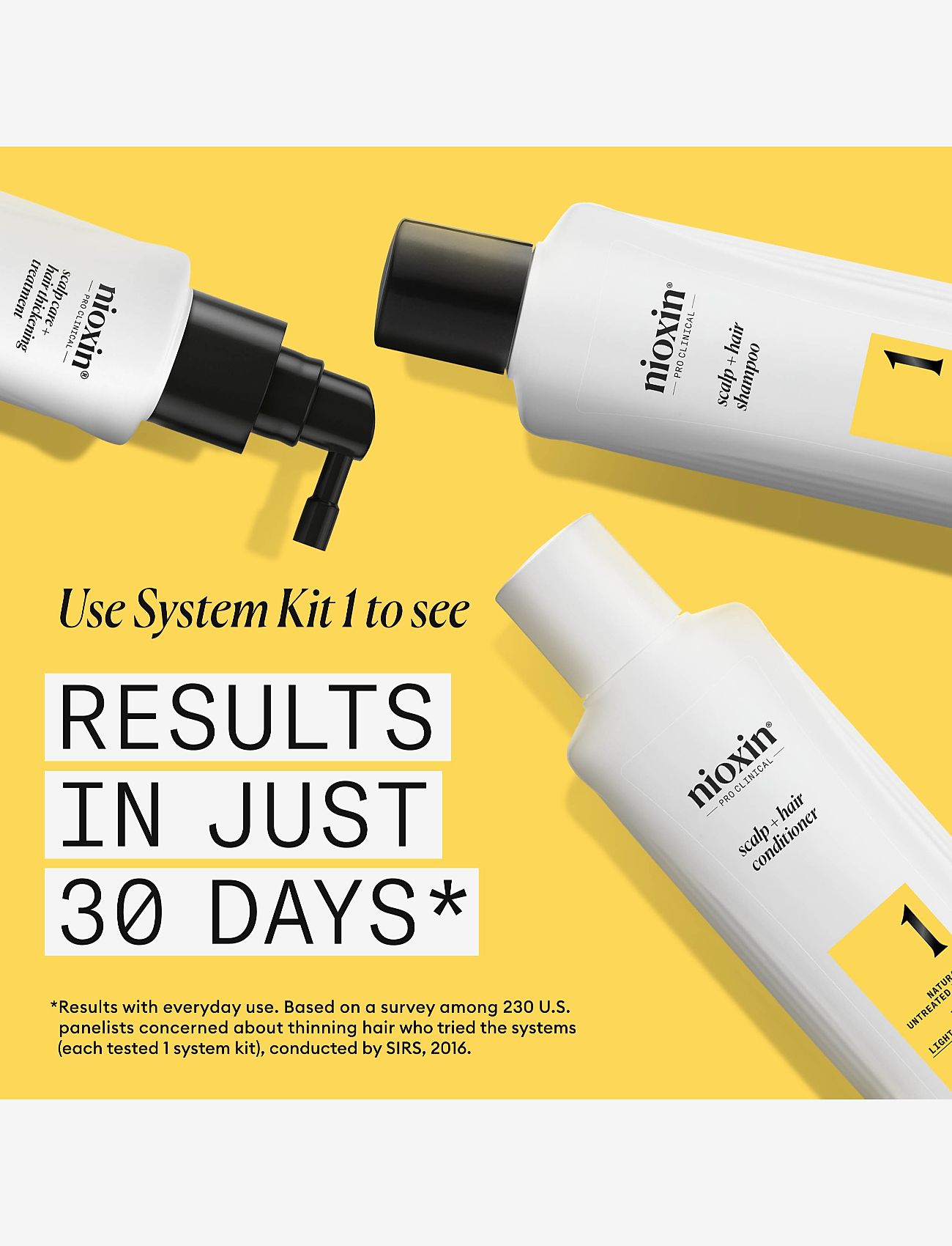 Nioxin - Nioxin System 1 Scalp Treatment for Thinning Hair 100 ml - hårkur - no color - 4