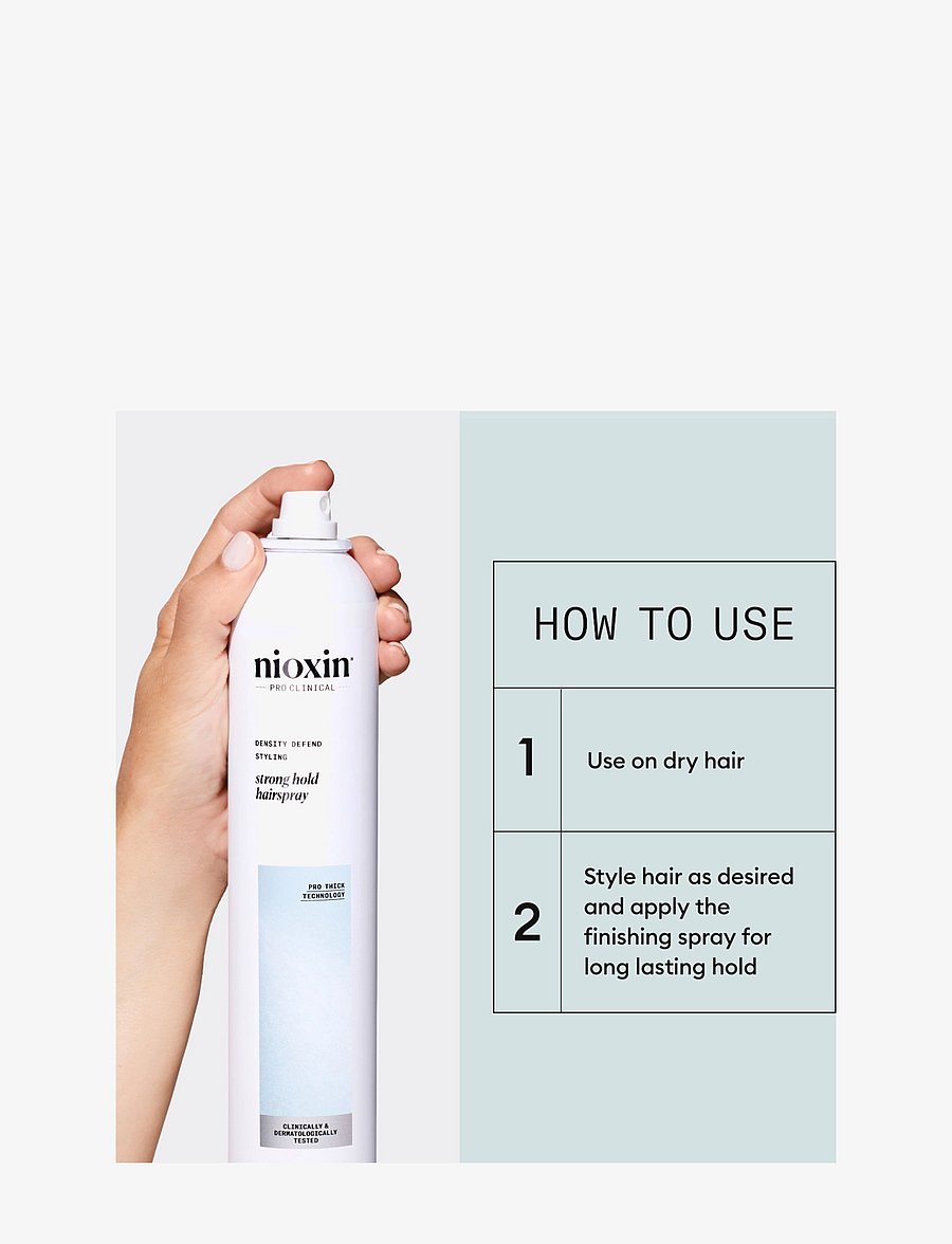 Nioxin - Nioxin Strong Hold Hairspray 300 ml - pihusti - no color - 2