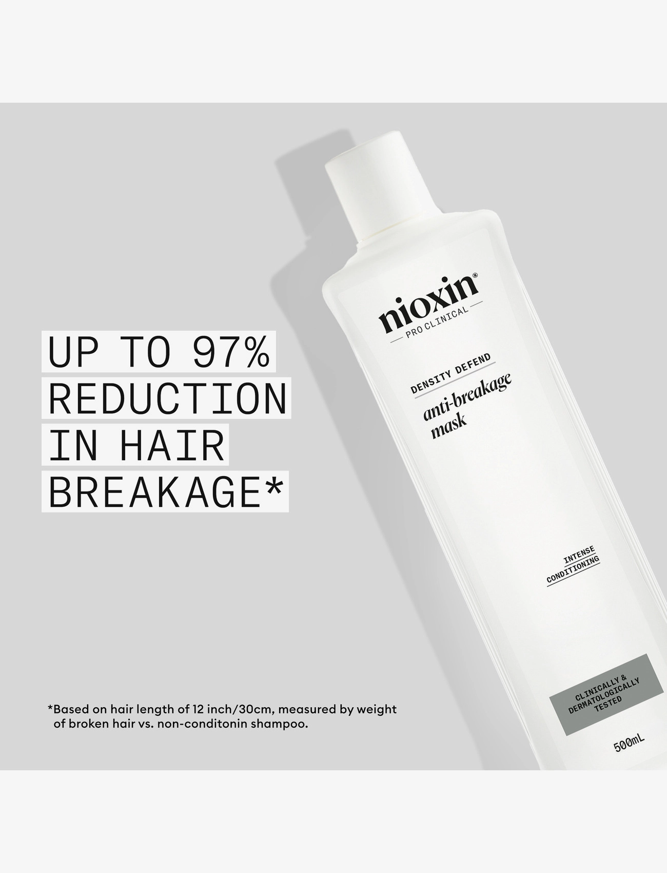 Nioxin - Nioxin Anti-Breakage Strengthening Mask 500 ml - hårmasker - no color - 2
